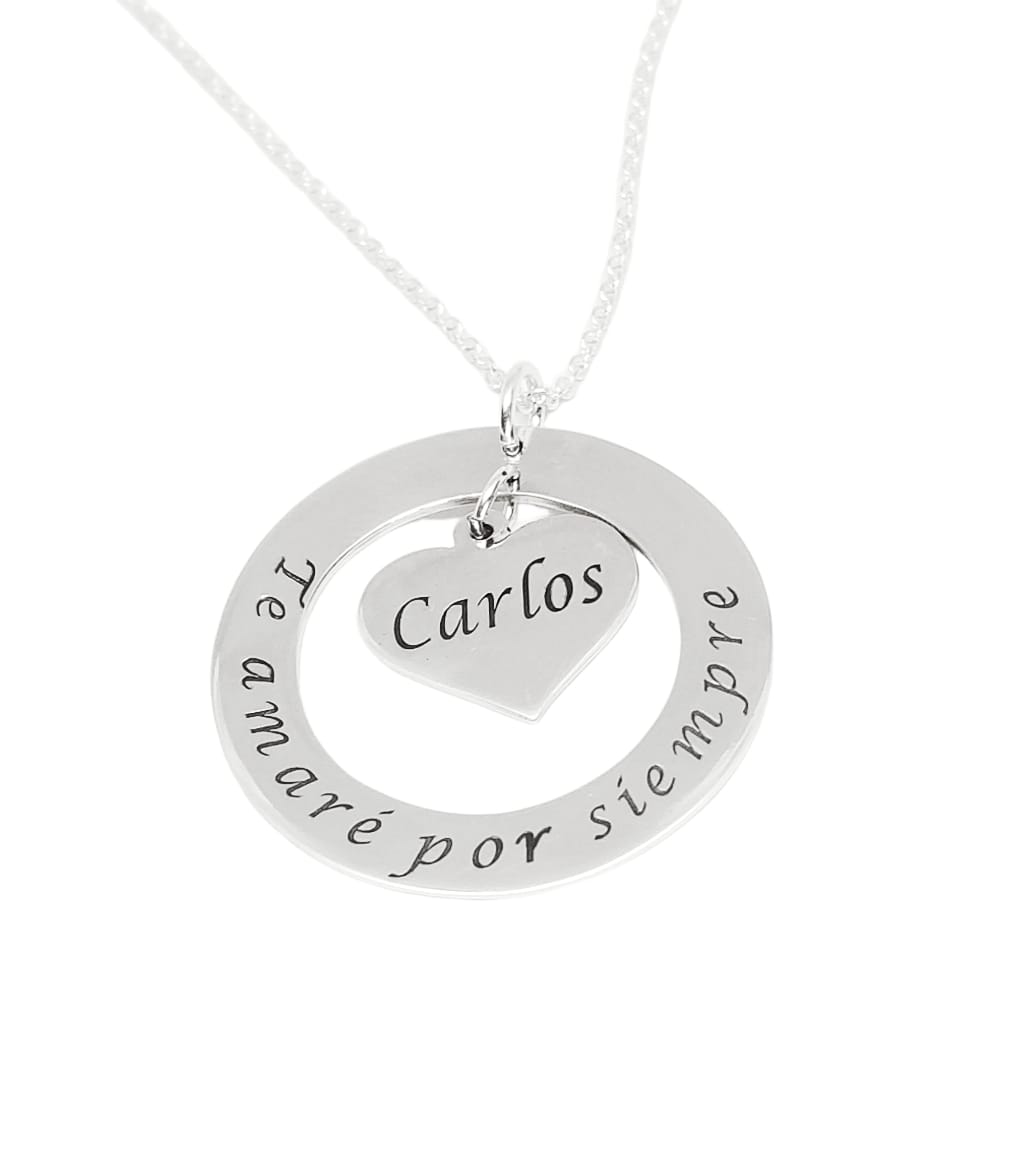 Dije personalizado con nombre