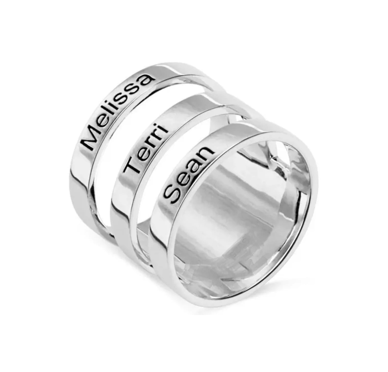 Anillo personalizado con nombres