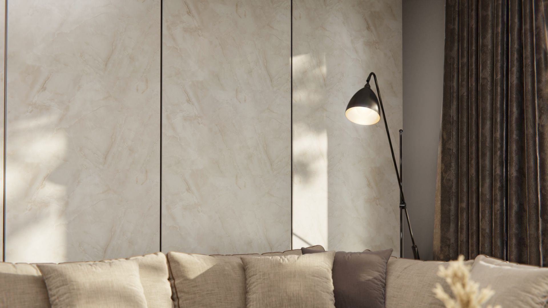 NE70 Marbre beige mat