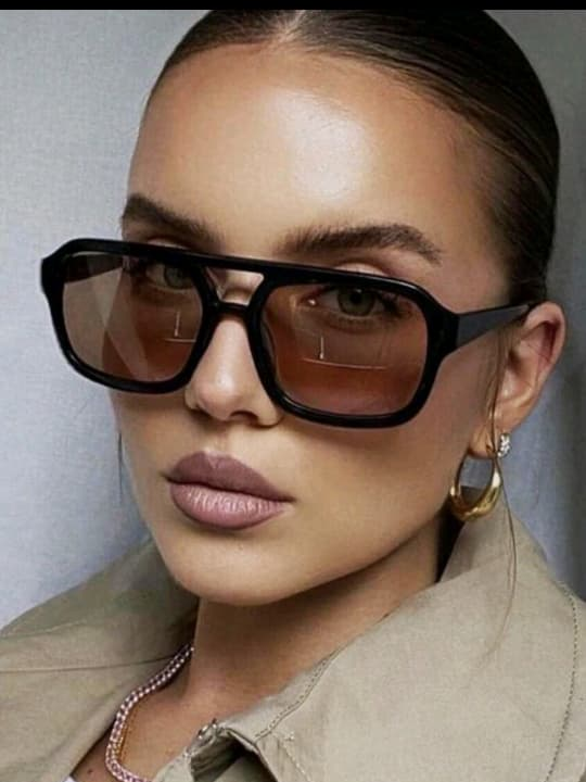 Classic Oversized Black Sunglasses
