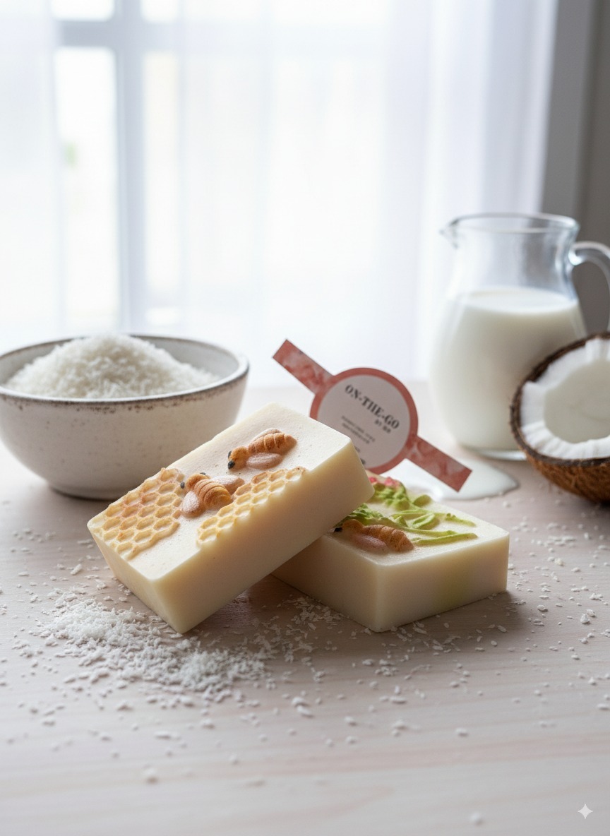 Jabón Artesanal de Coco