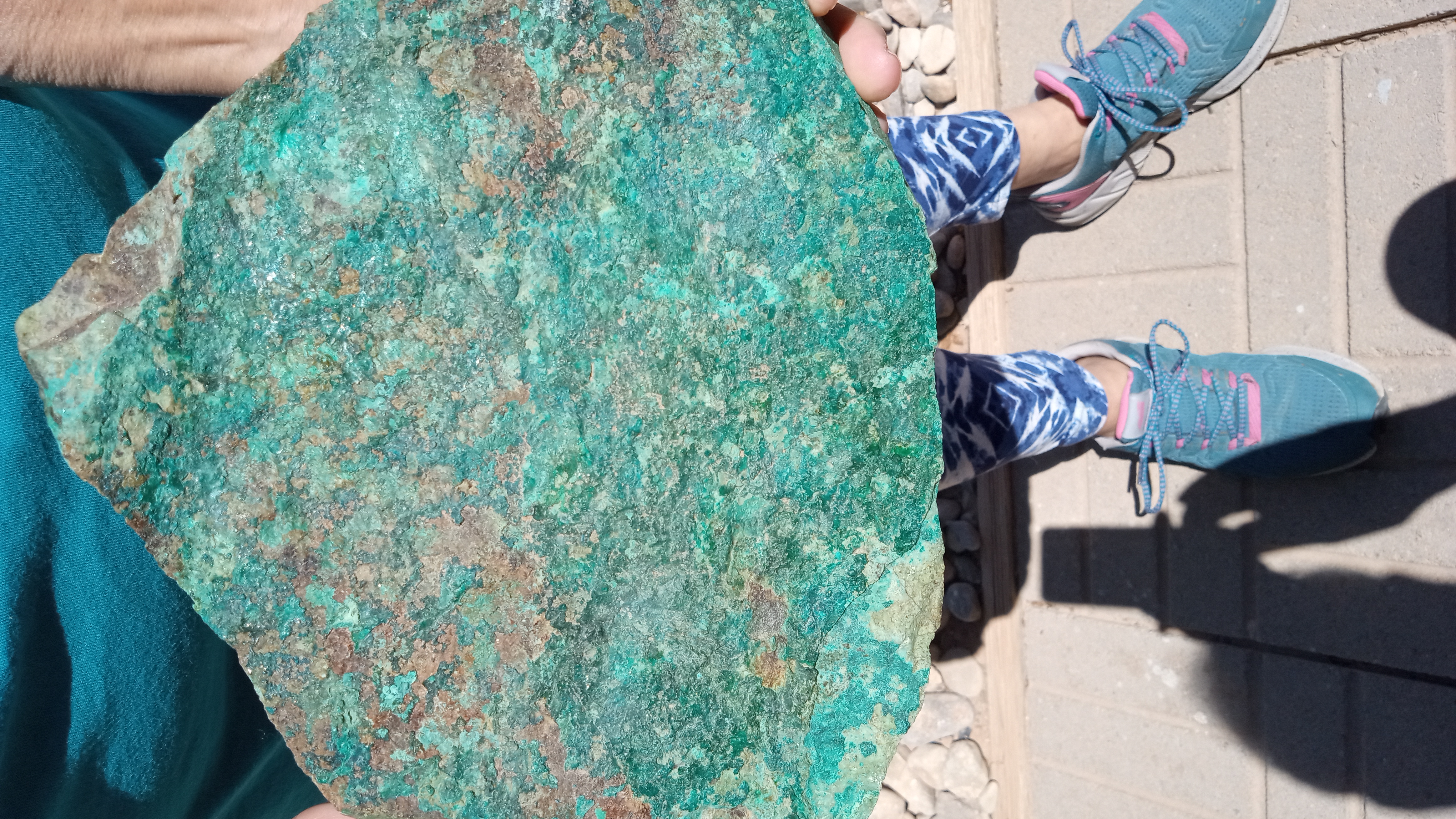Chrysocolla Mineral Specimen Orogrande Mining District, New Mexico
