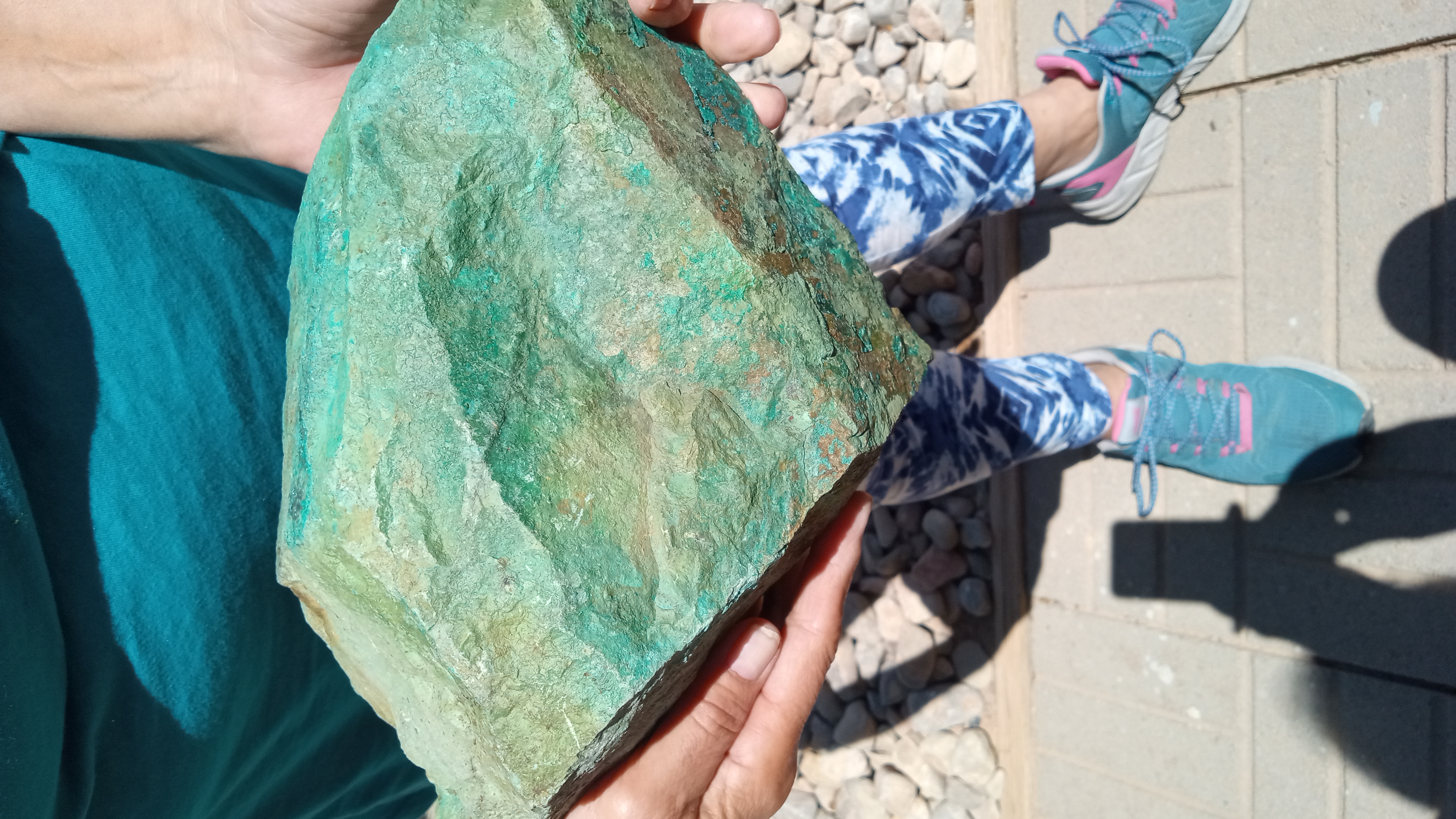 Chrysocolla Mineral Specimen Orogrande Mining District, New Mexico