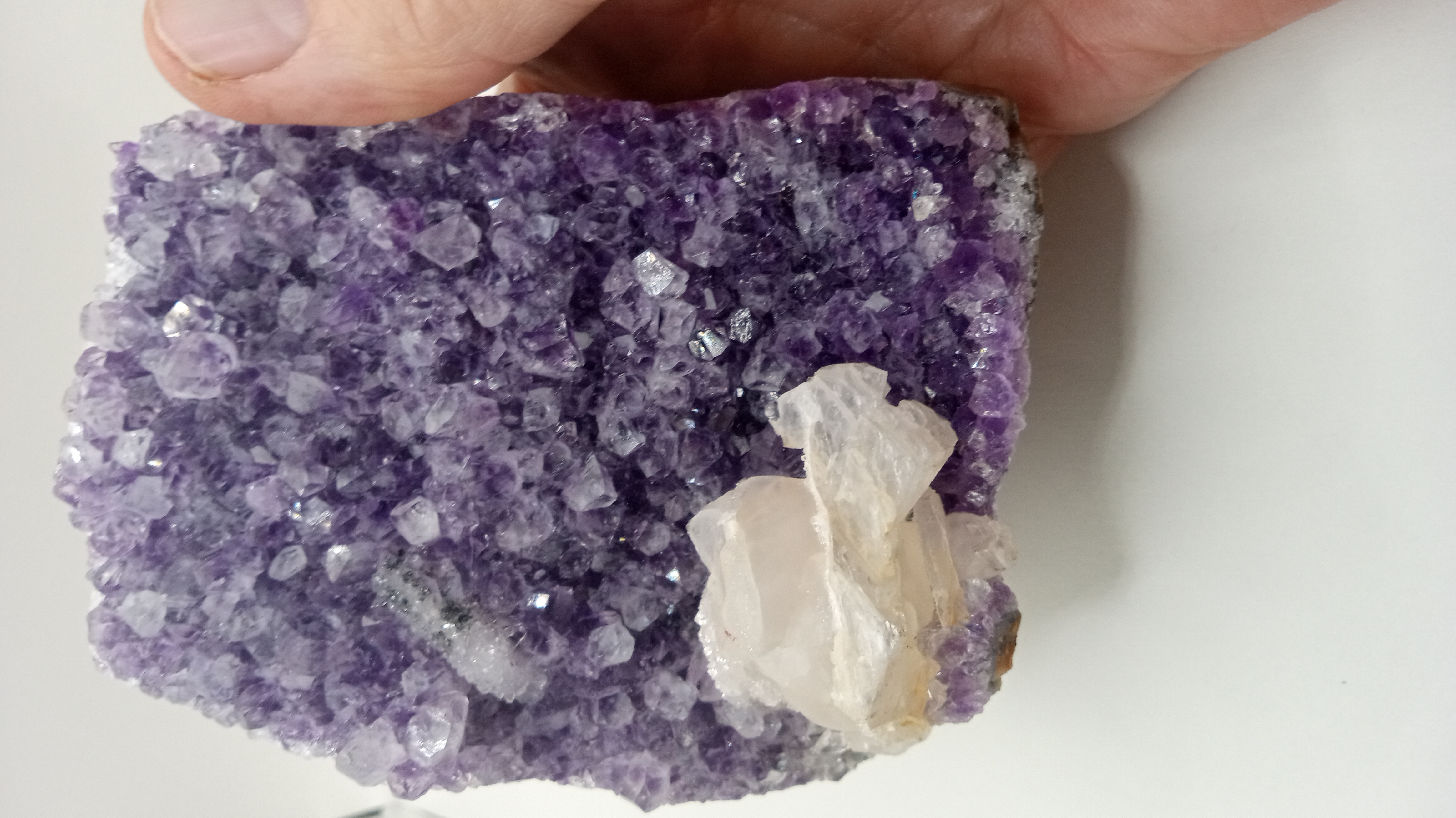 Amethyst with Stunning Rare Fluorite Uruguay