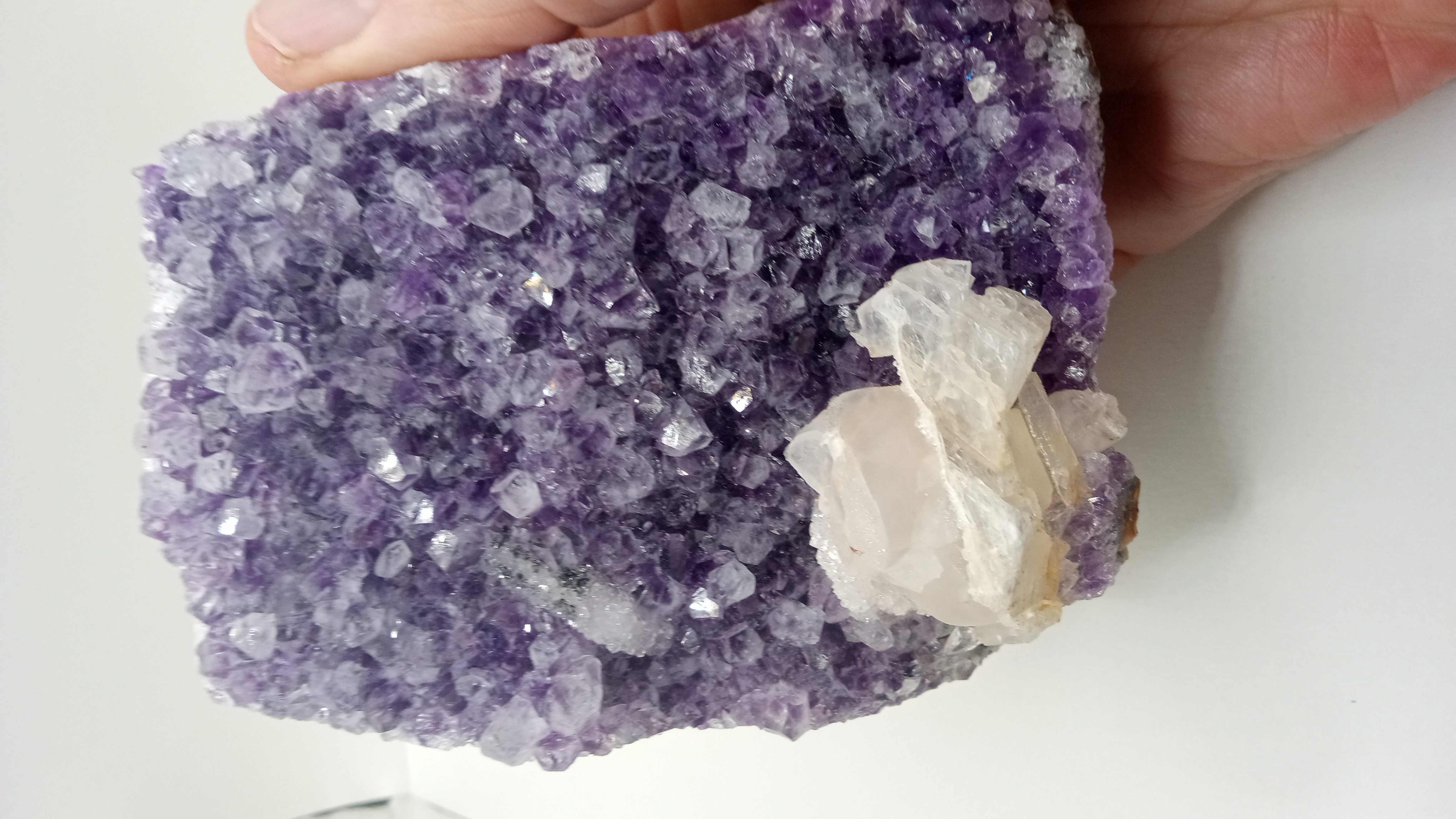 Amethyst with Stunning Rare Fluorite Uruguay