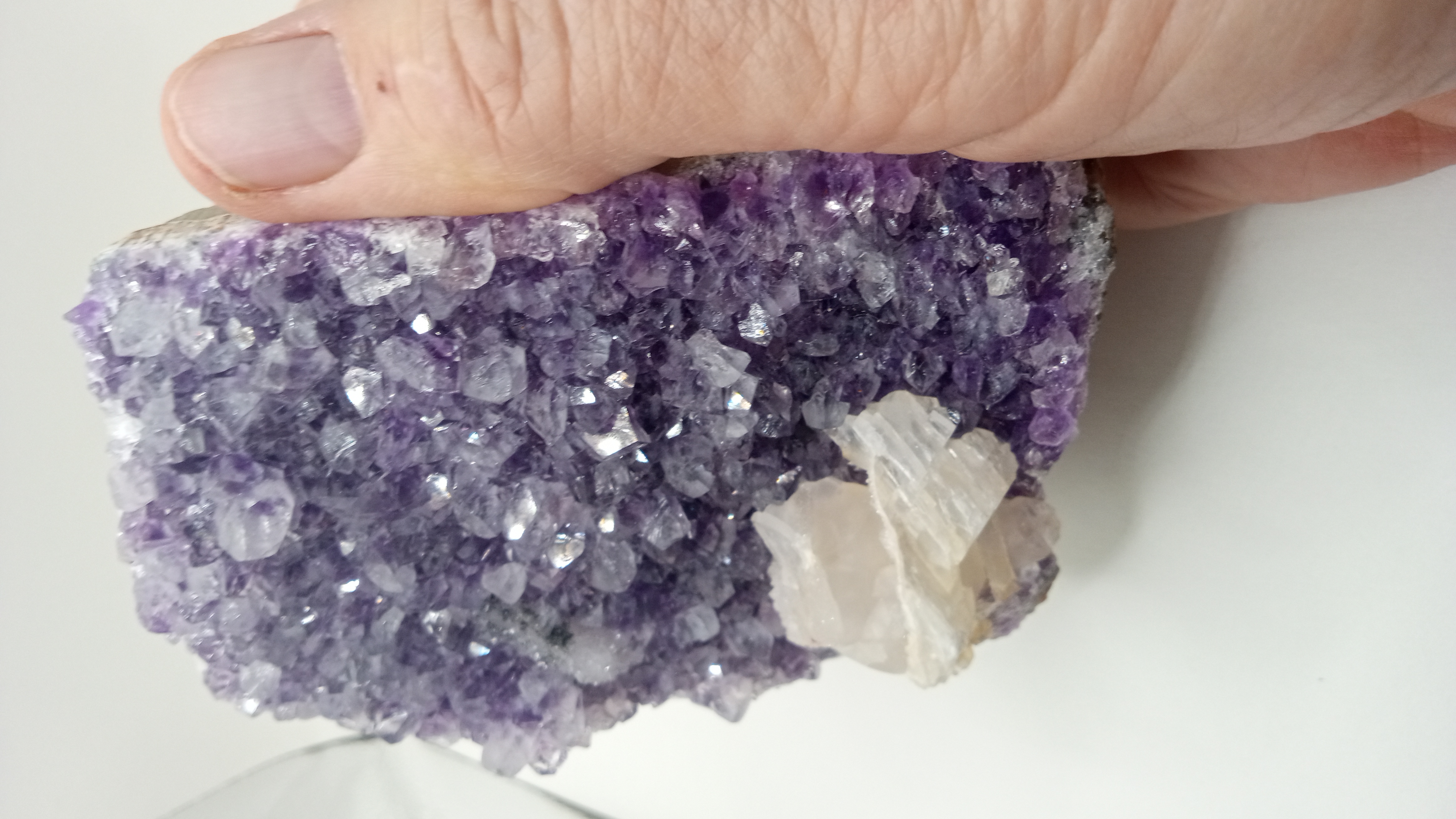 Amethyst with Stunning Rare Fluorite Uruguay