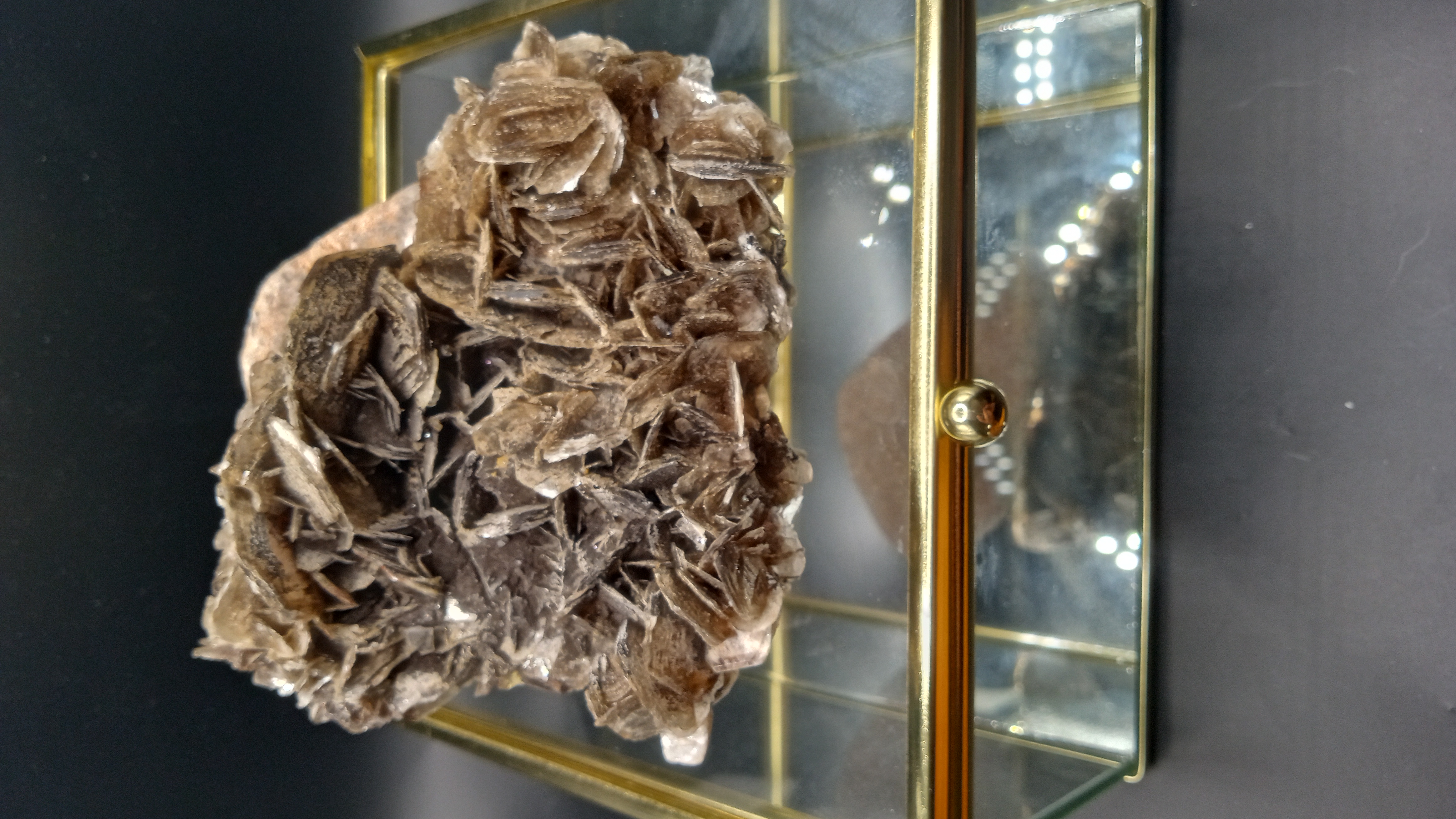 Beautiful Muscovite w/ White Calcite - Unique -