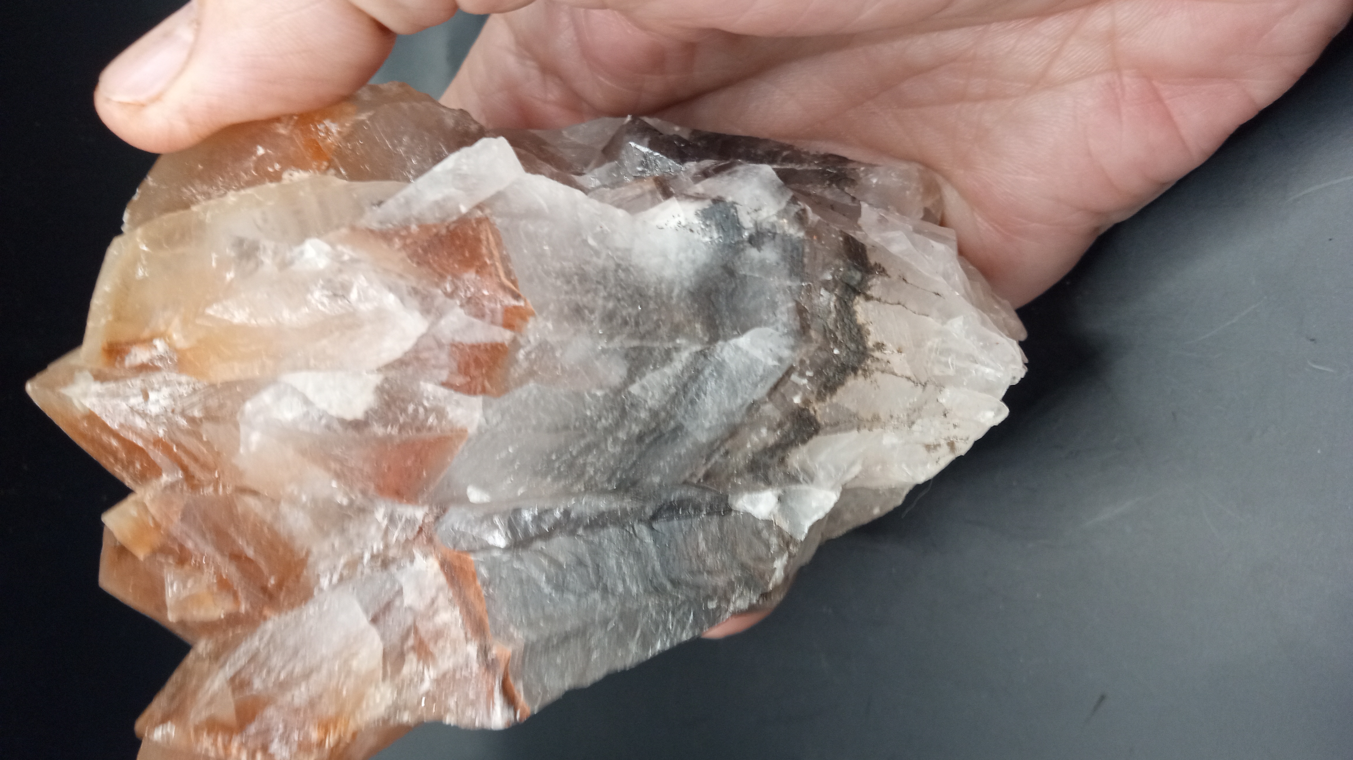 Tri-Color Stunning Calcite AKA - Banded Calcite - Mexico ~