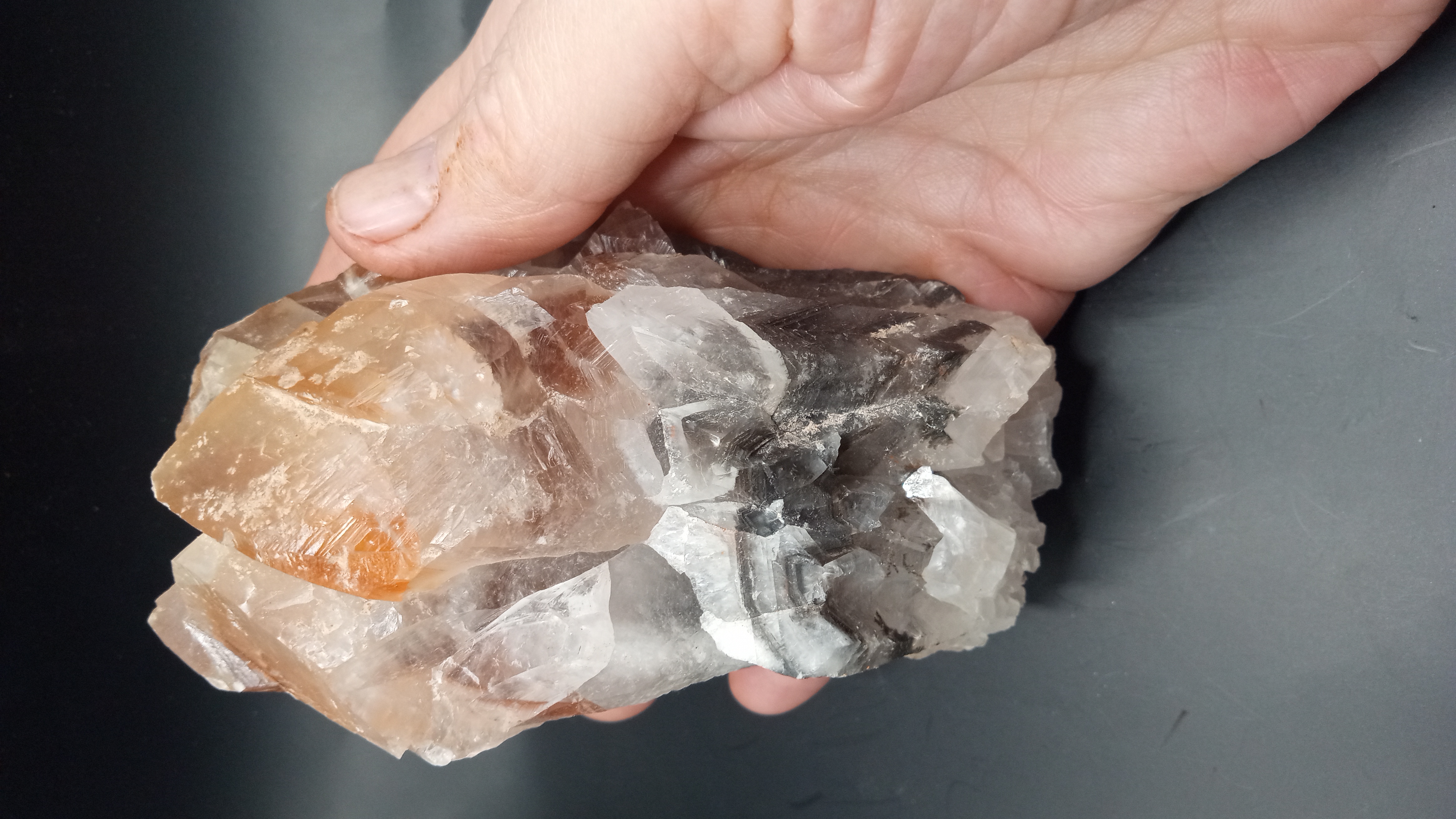 Tri-Color Stunning Calcite AKA - Banded Calcite - Mexico ~