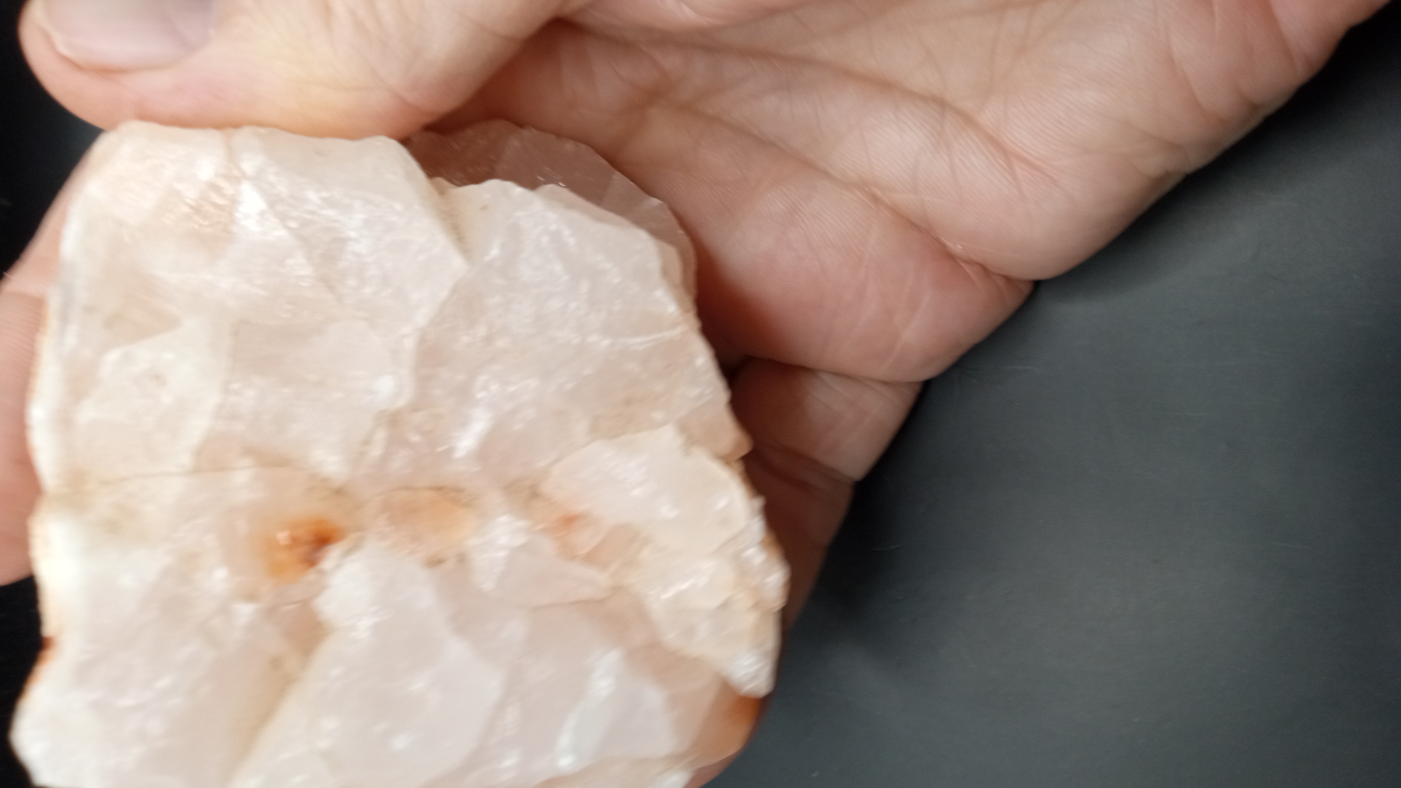 Shiny Orange Beautiful Calcite Mineral Specimen
