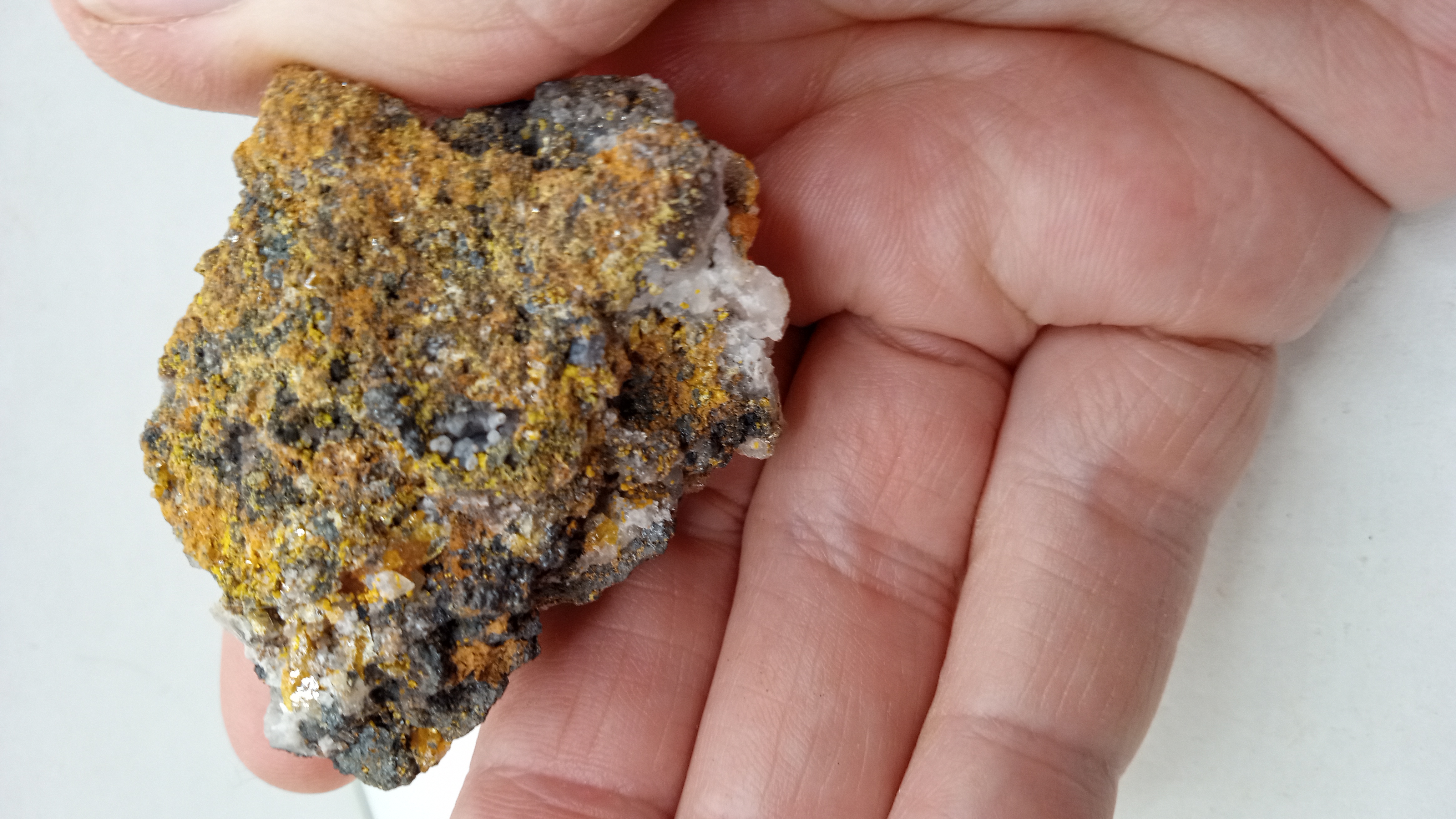 Mimetite  / Wulfenite Mineral Specimen - Mexico -