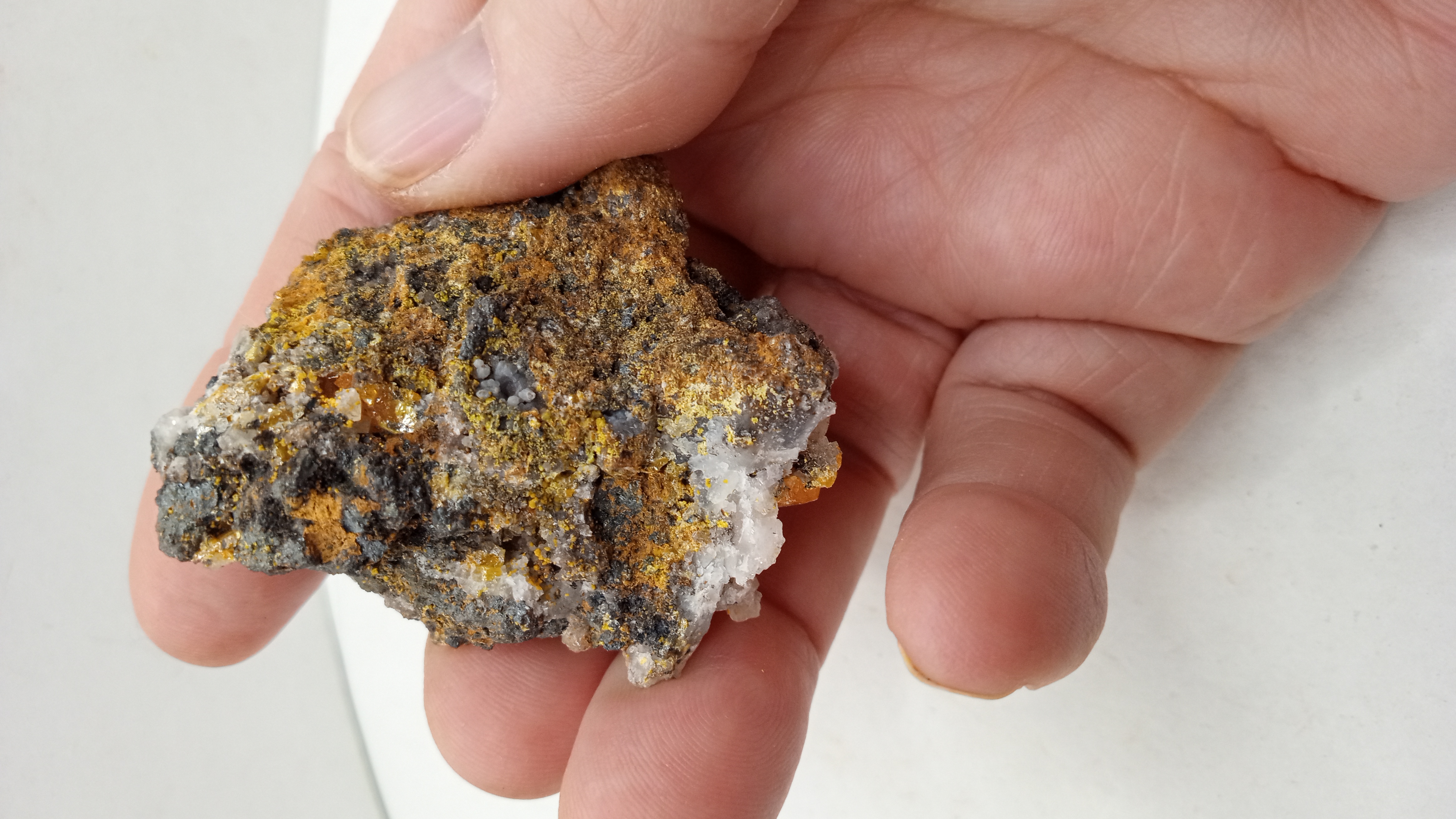 Mimetite  / Wulfenite Mineral Specimen - Mexico -
