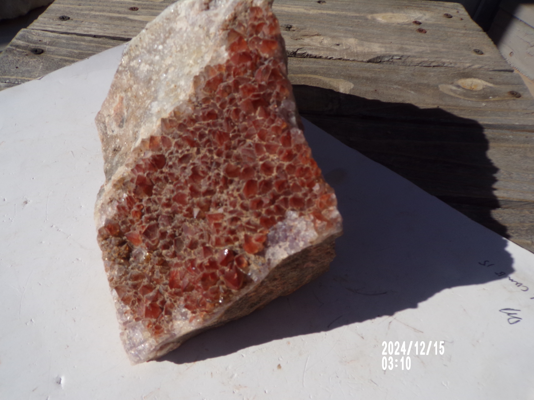 RED VANADINITE SPECIMEN FROM ARIZONA
