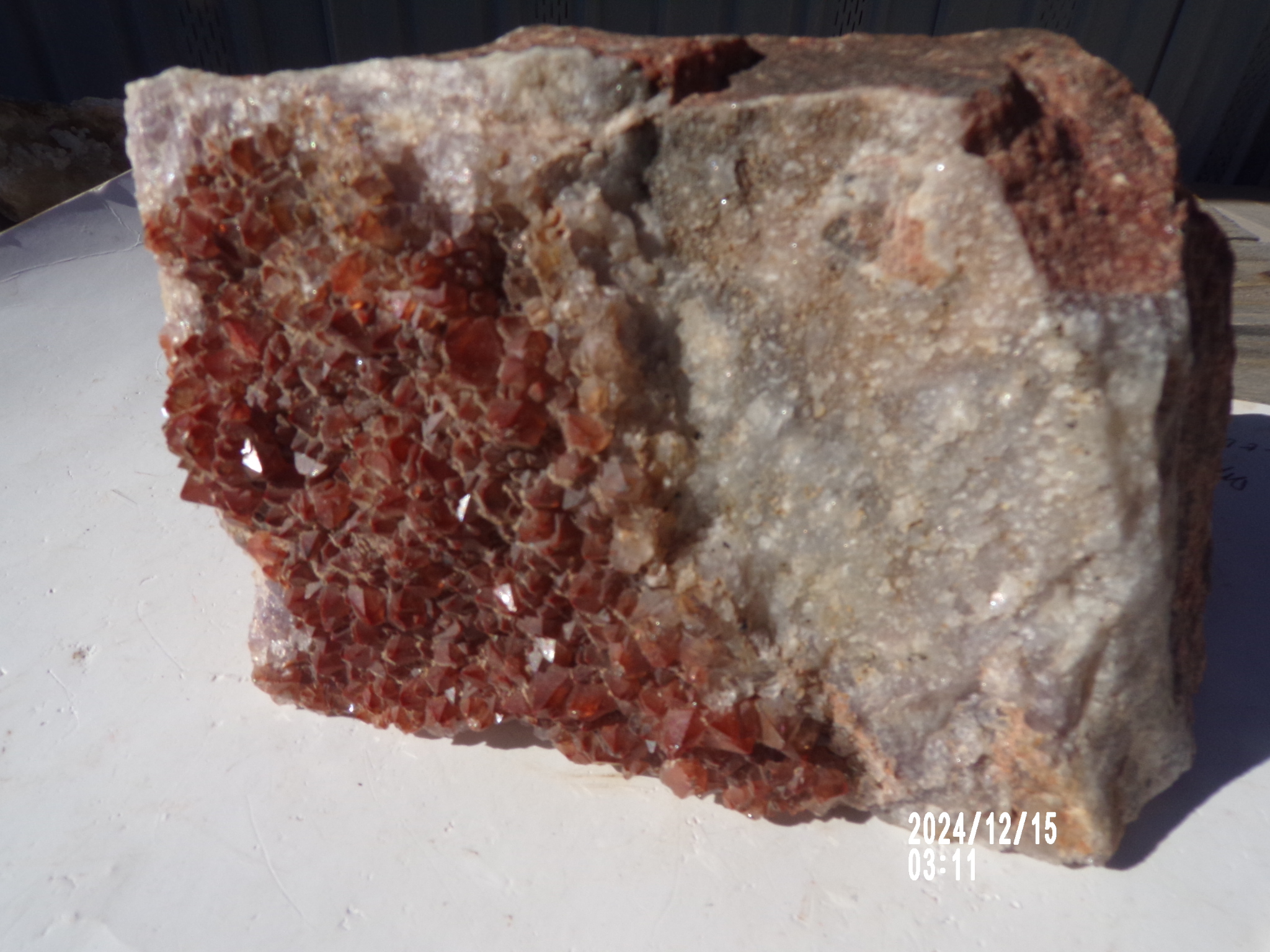 RED VANADINITE SPECIMEN FROM ARIZONA