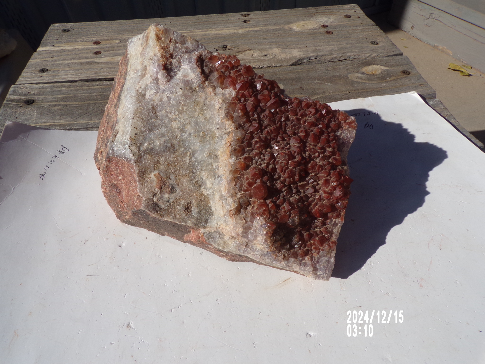 RED VANADINITE SPECIMEN FROM ARIZONA
