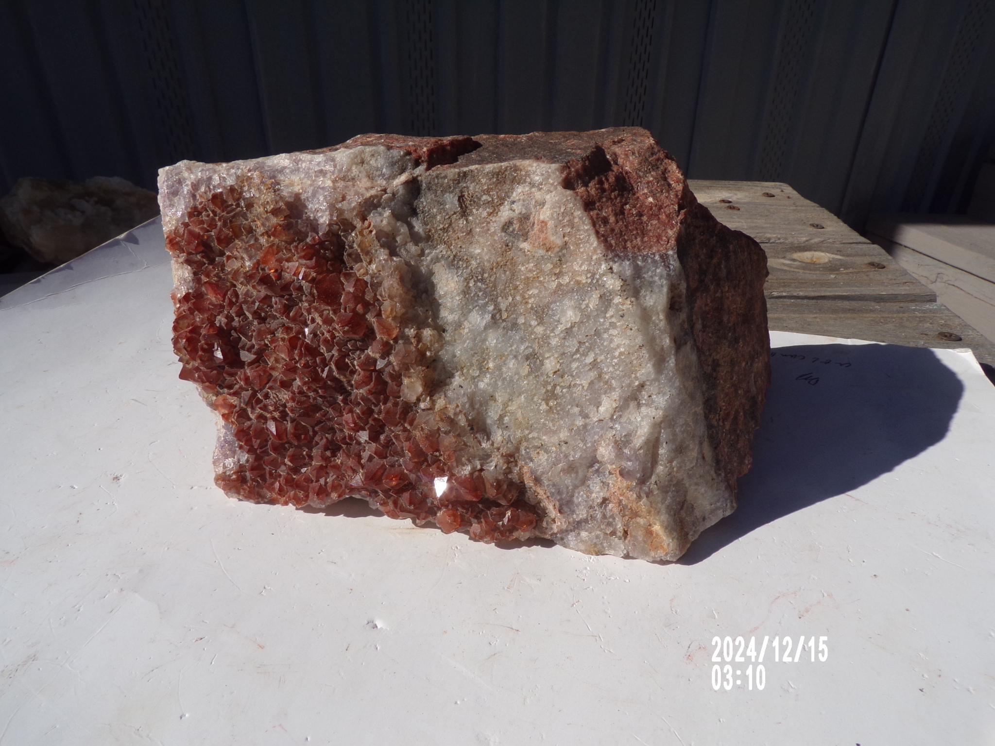RED VANADINITE SPECIMEN FROM ARIZONA