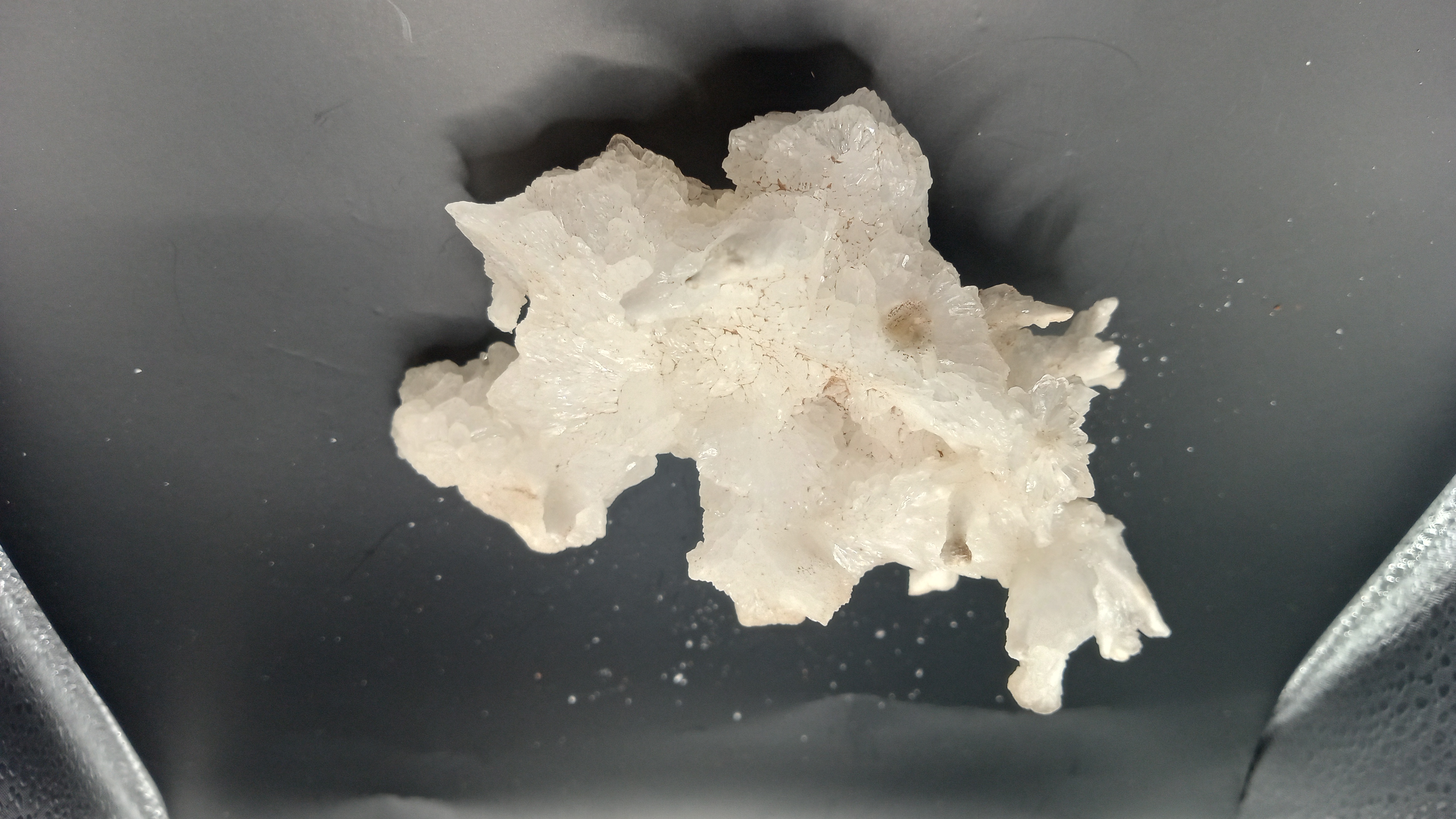 Sparkly Clear / White Calcite W/ Unique  Points  Mineral Specimen