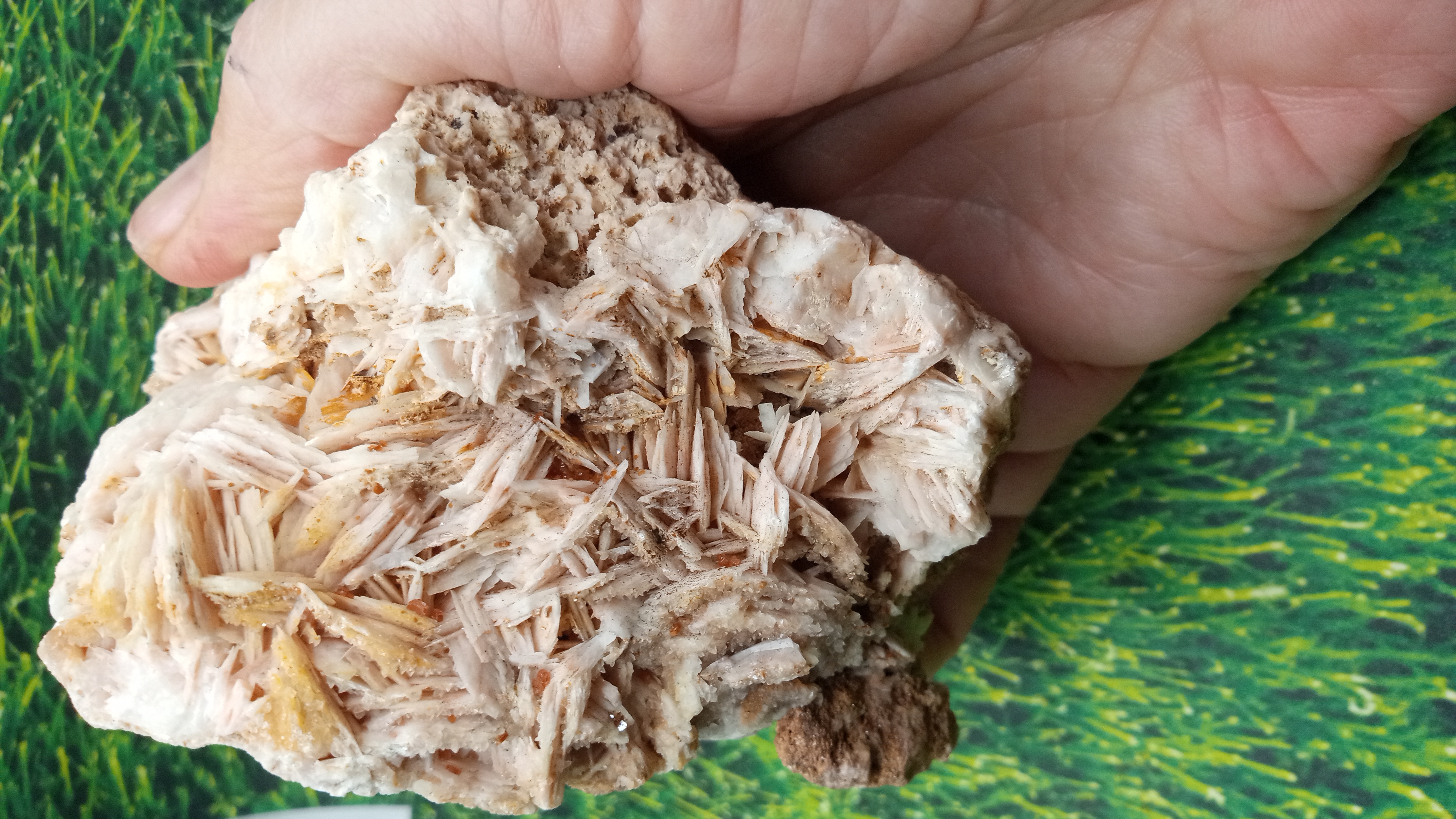 Barite w/ Vanadinite Beautiful Mineral Specimen