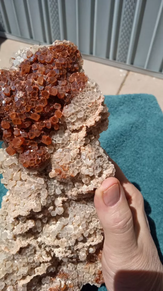 Aragonite & Citrine Crystal Cluster, Stunning Specimen