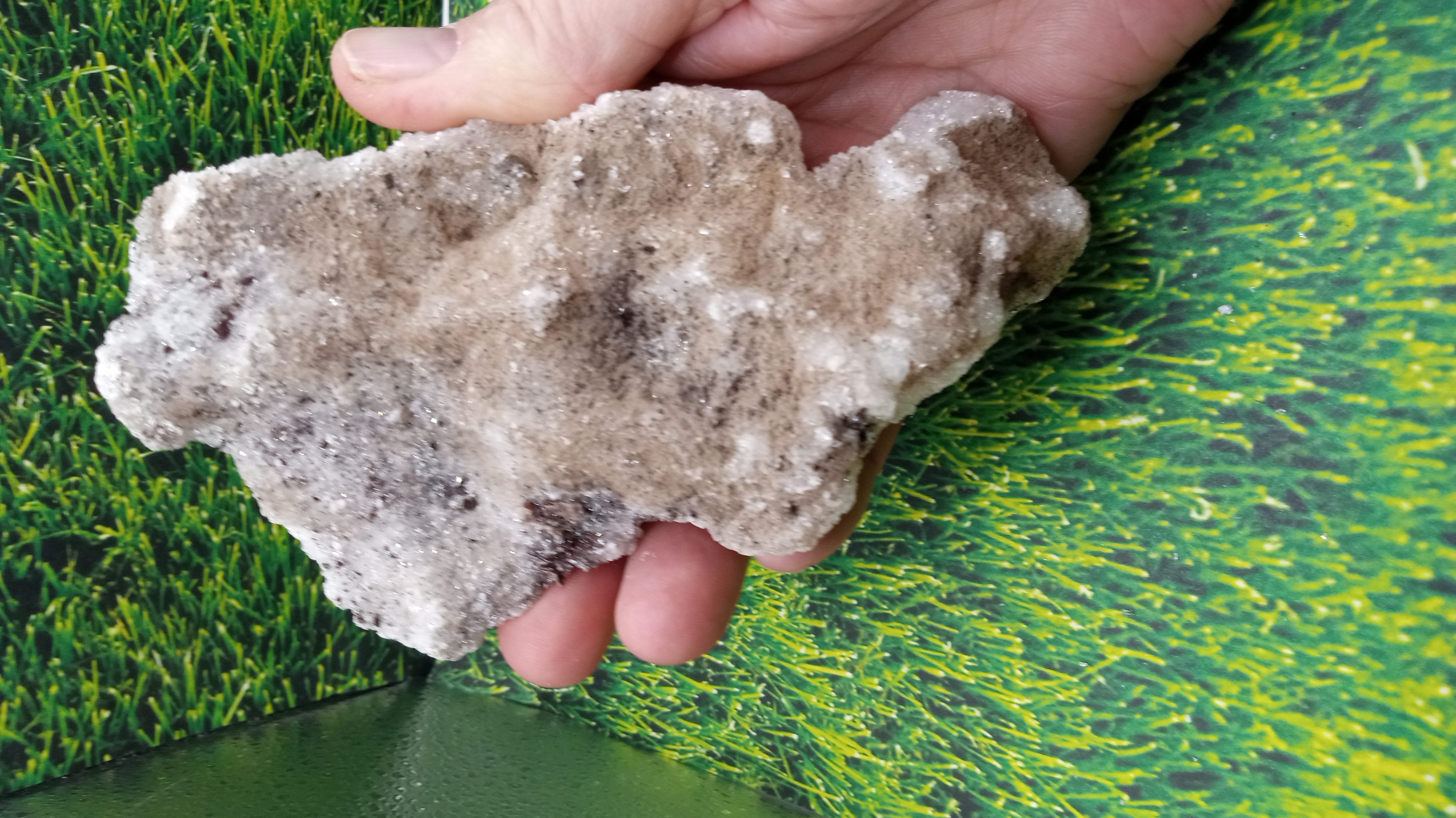 Chalcedony w/ Quartrz / Pyrite Crystals -