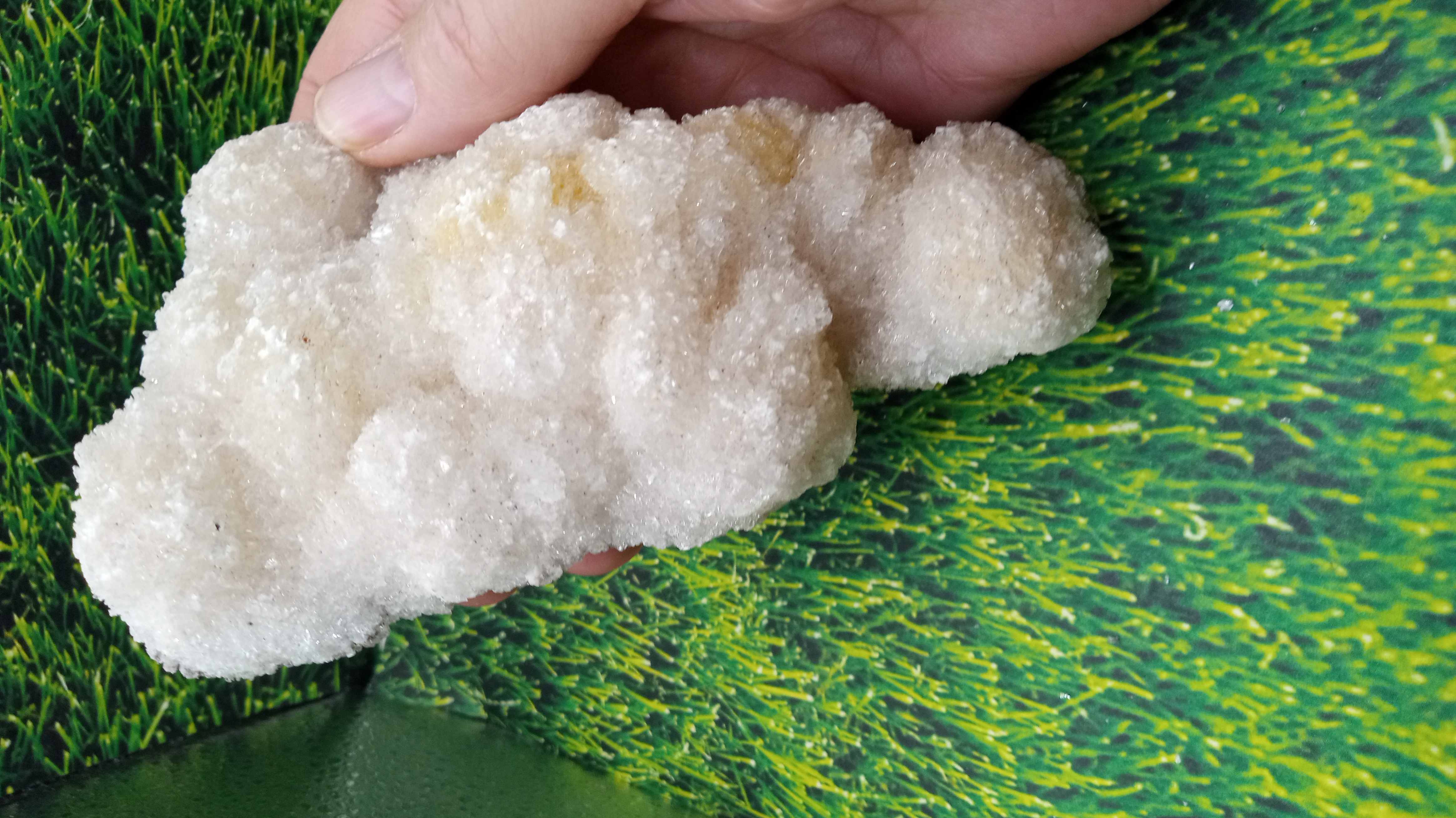 Chalcedony w/ Quartrz / Pyrite Crystals -