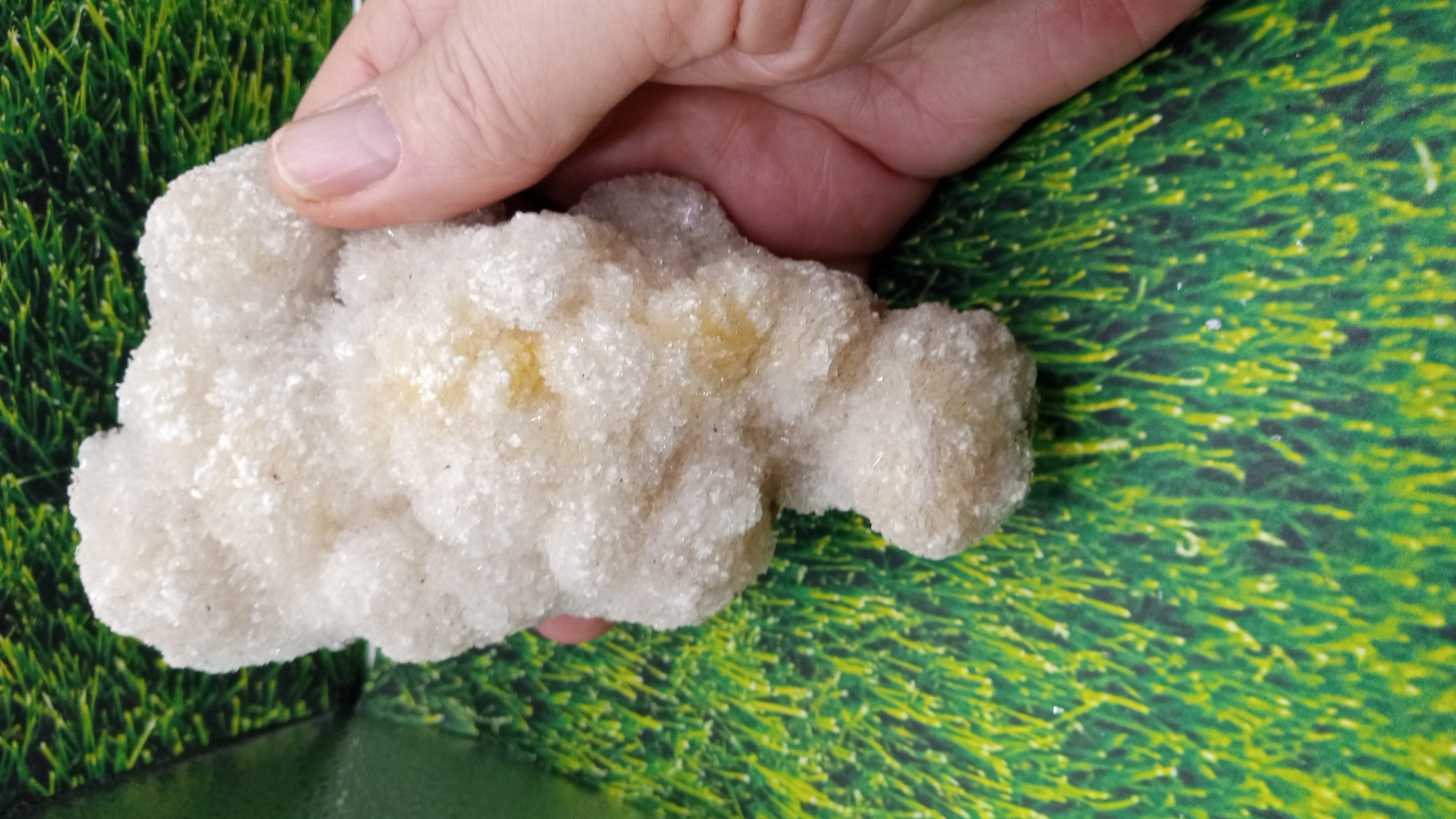Chalcedony w/ Quartrz / Pyrite Crystals -