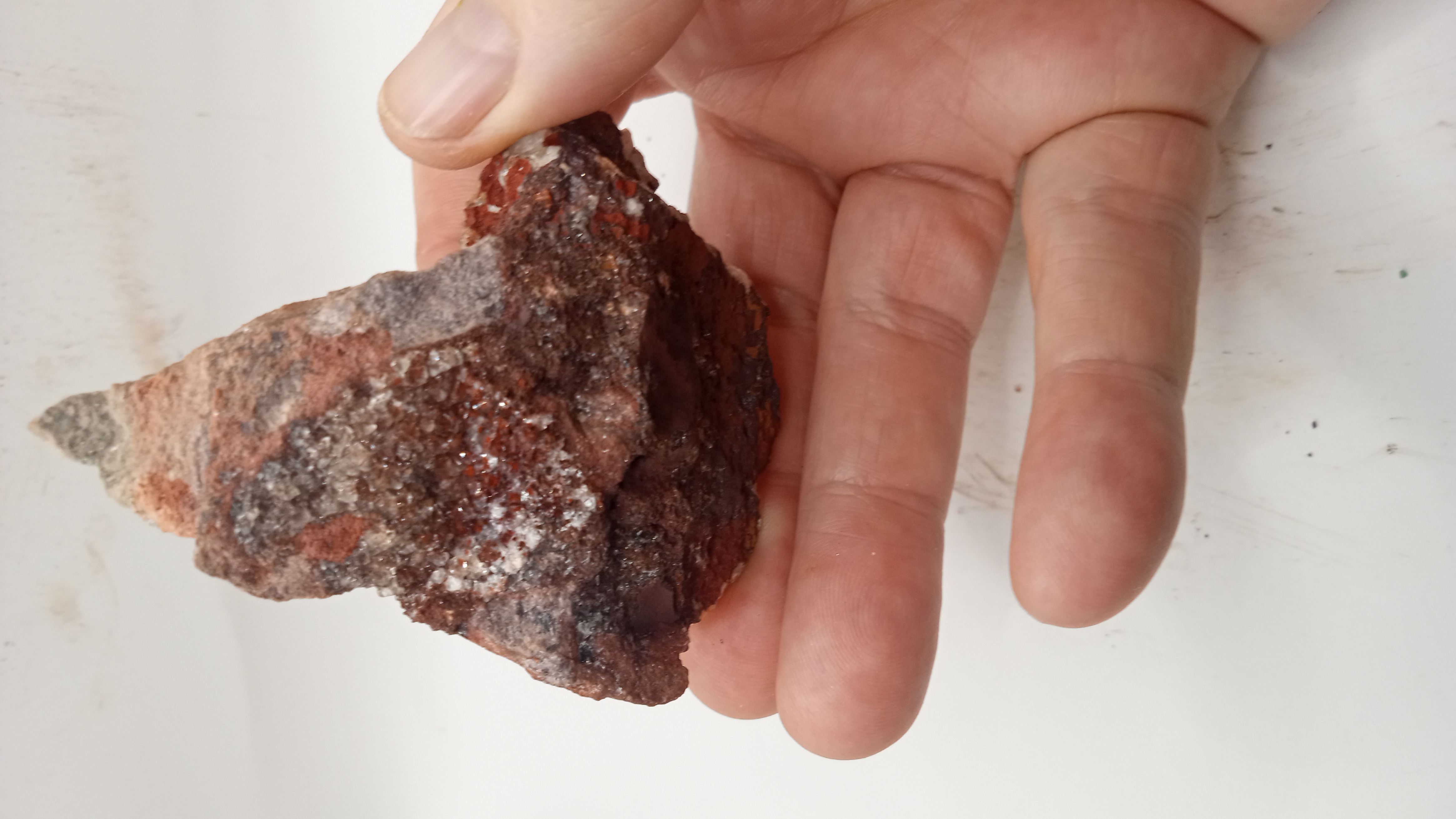 Hematoid Quartz - W/ Amazing Points  Mineral Specimen - New Mexico 