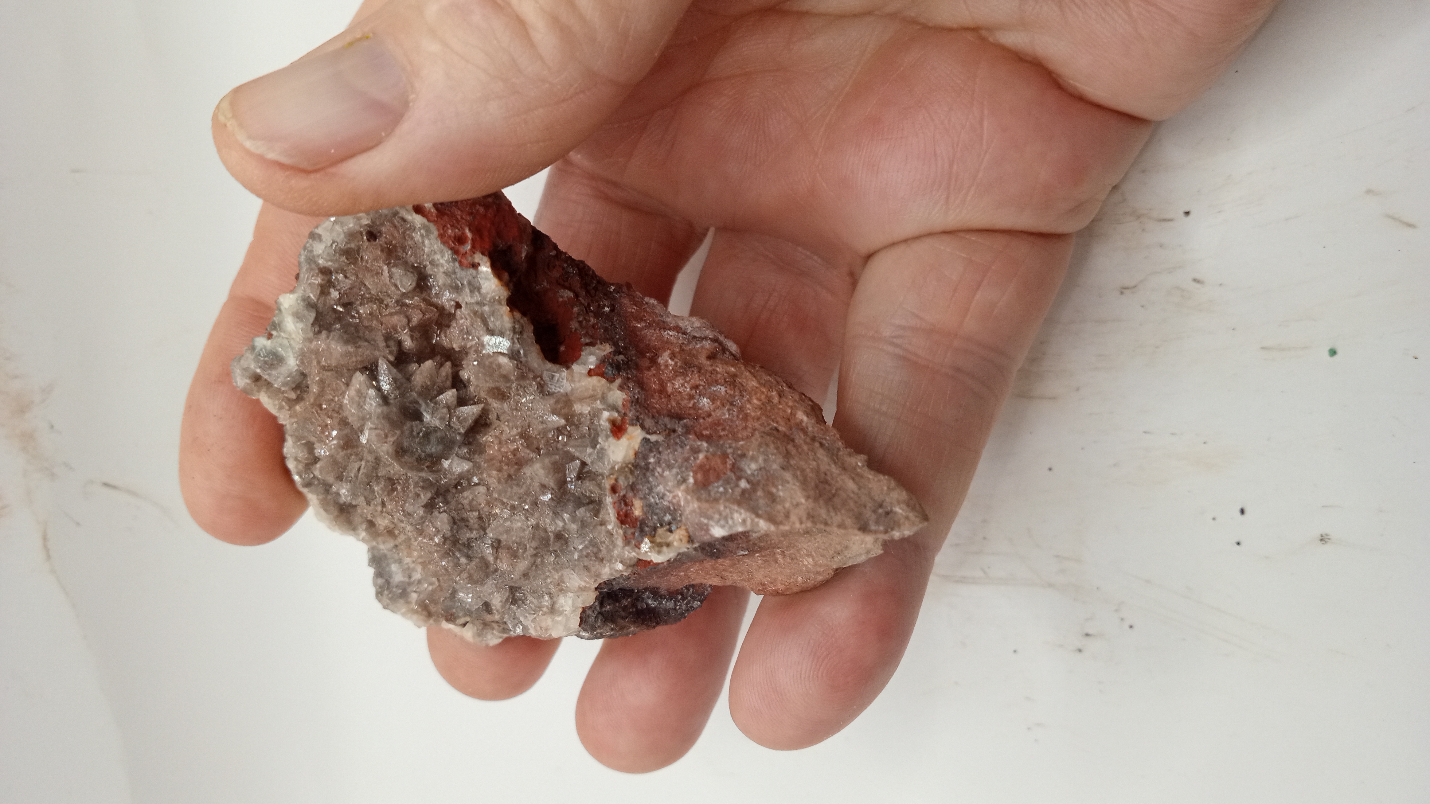 Hematoid Quartz - W/ Amazing Points  Mineral Specimen - New Mexico 