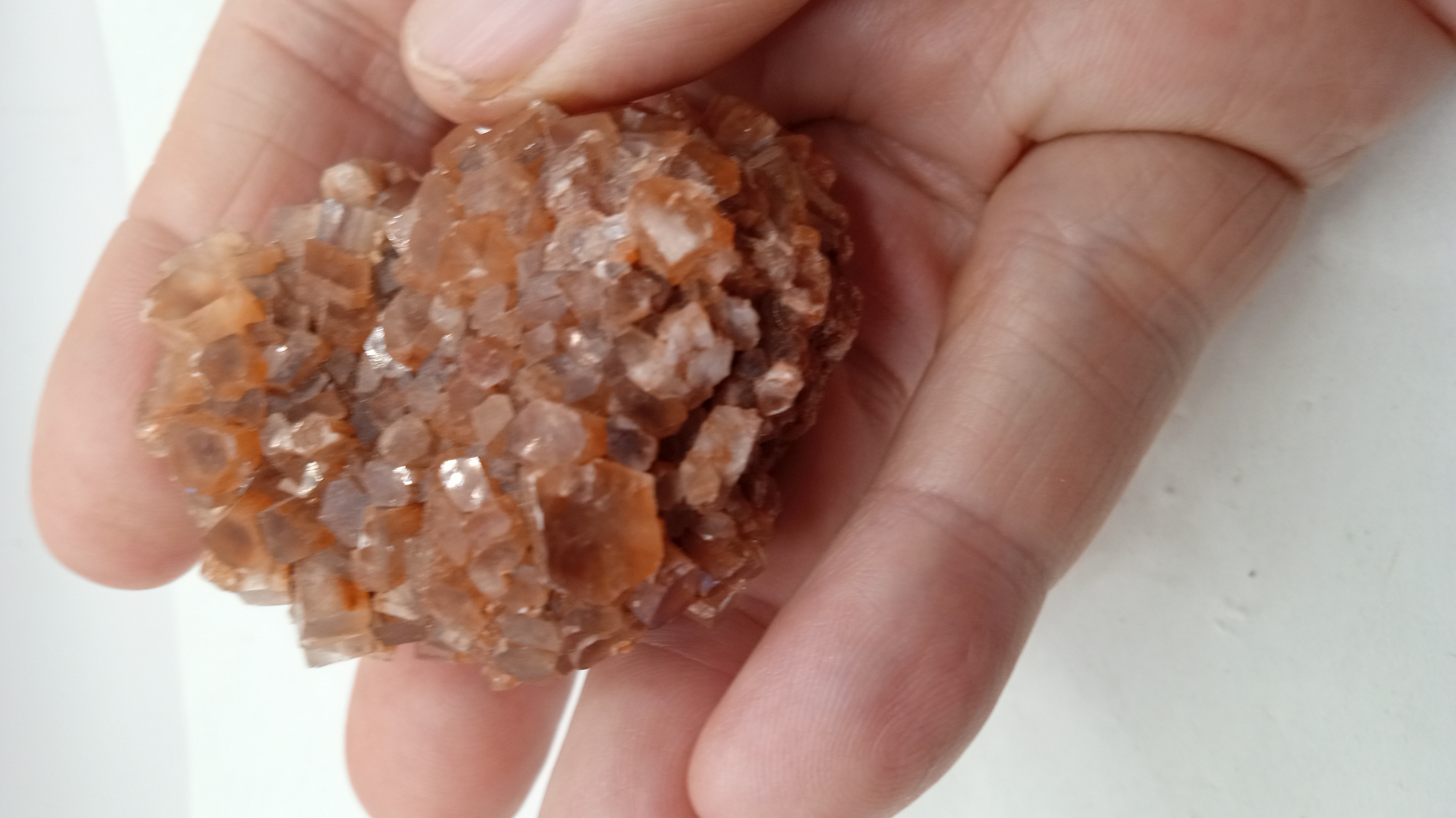 Stunning Sparkly Red Aragonite Mineral Specimen - Morocco -
