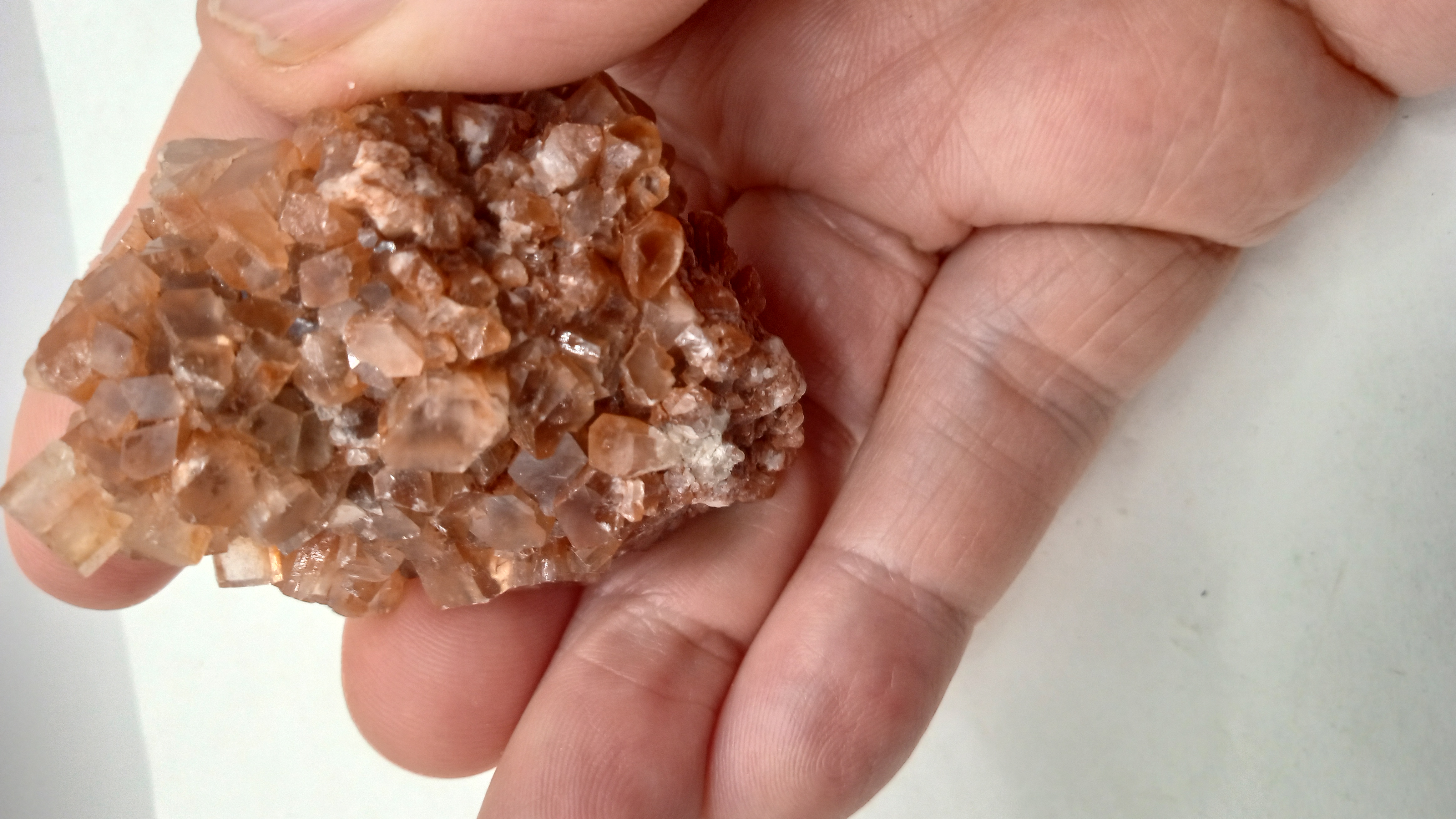 Stunning Sparkly Red Aragonite Mineral Specimen - Morocco -