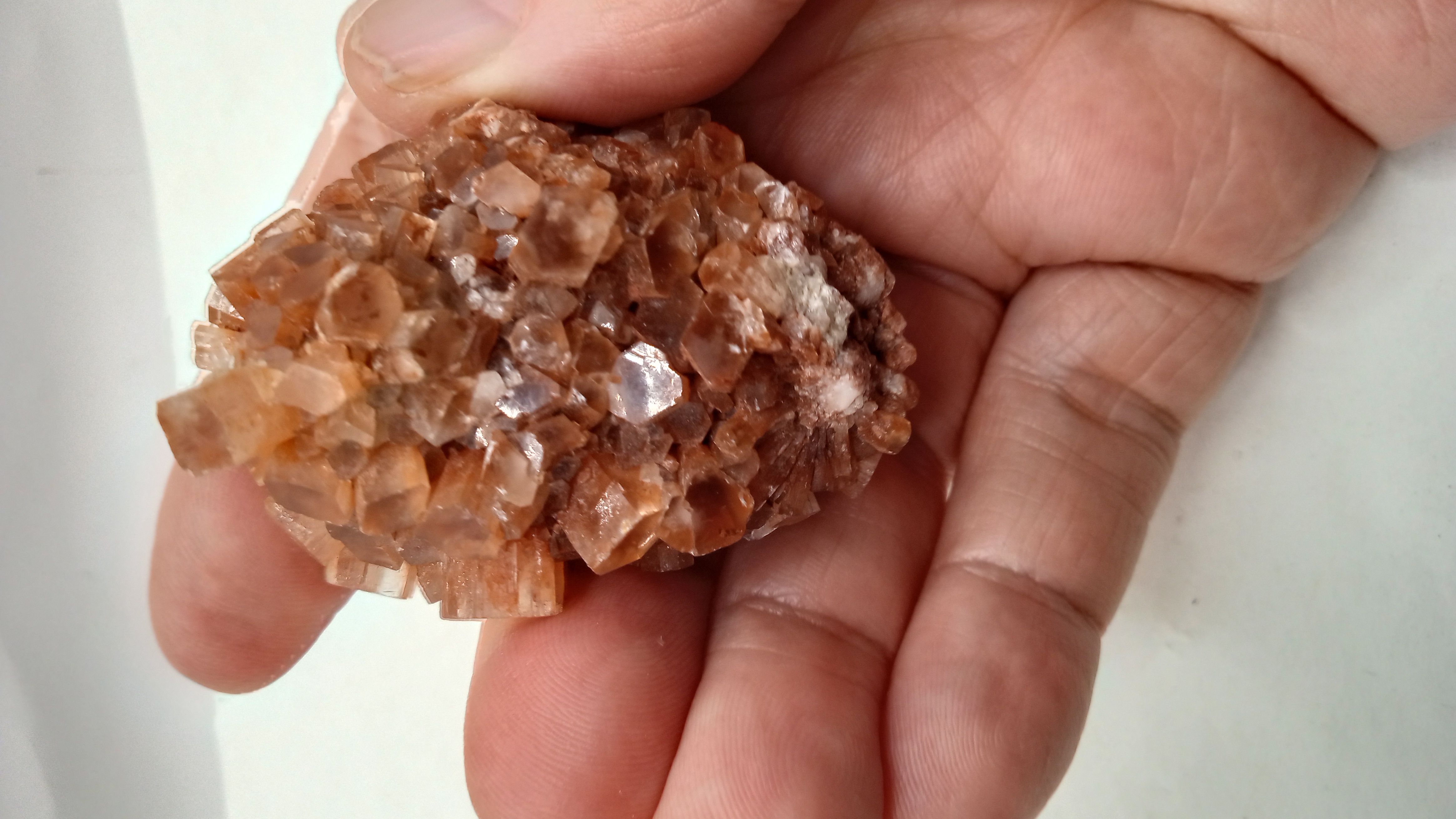 Stunning Sparkly Red Aragonite Mineral Specimen - Morocco -