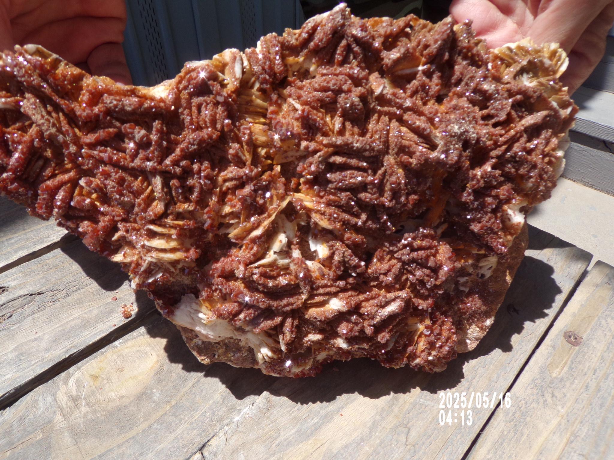 Huge Vanadinite Mineral Specimen The Hit of yor collection