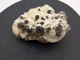 Beautiful Black Tourmaline (schorl) crystal cluster