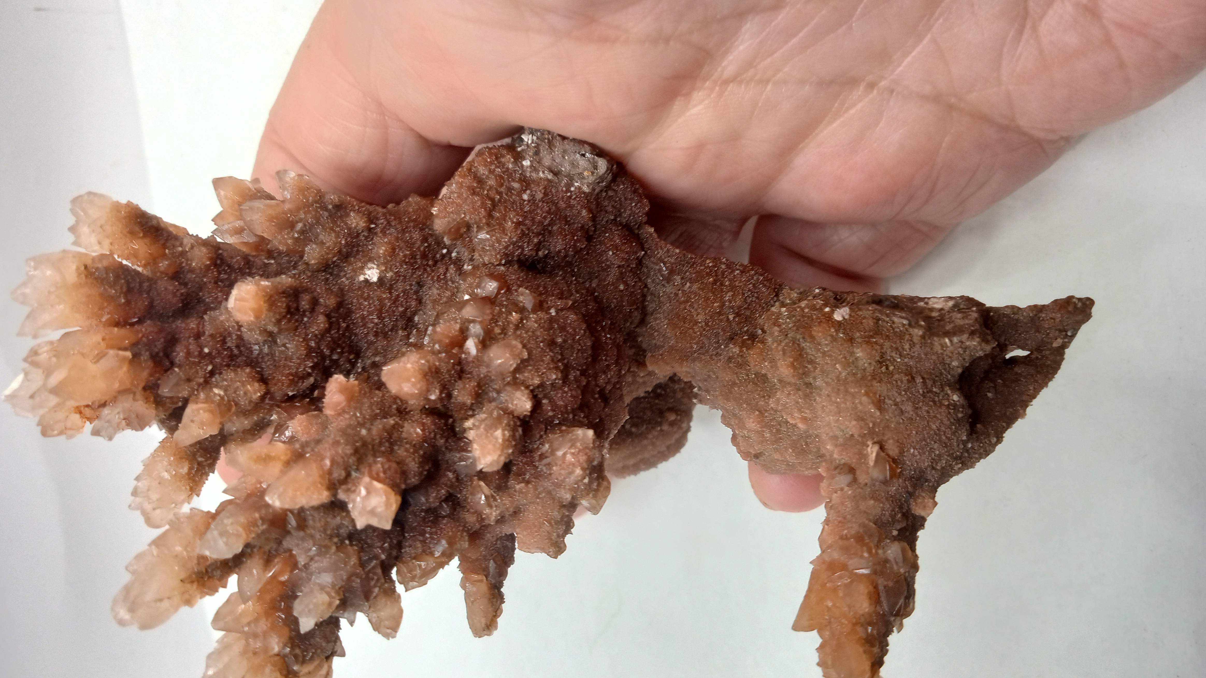 Beautiful Red Calcite w/ Unique Points - Arizona -