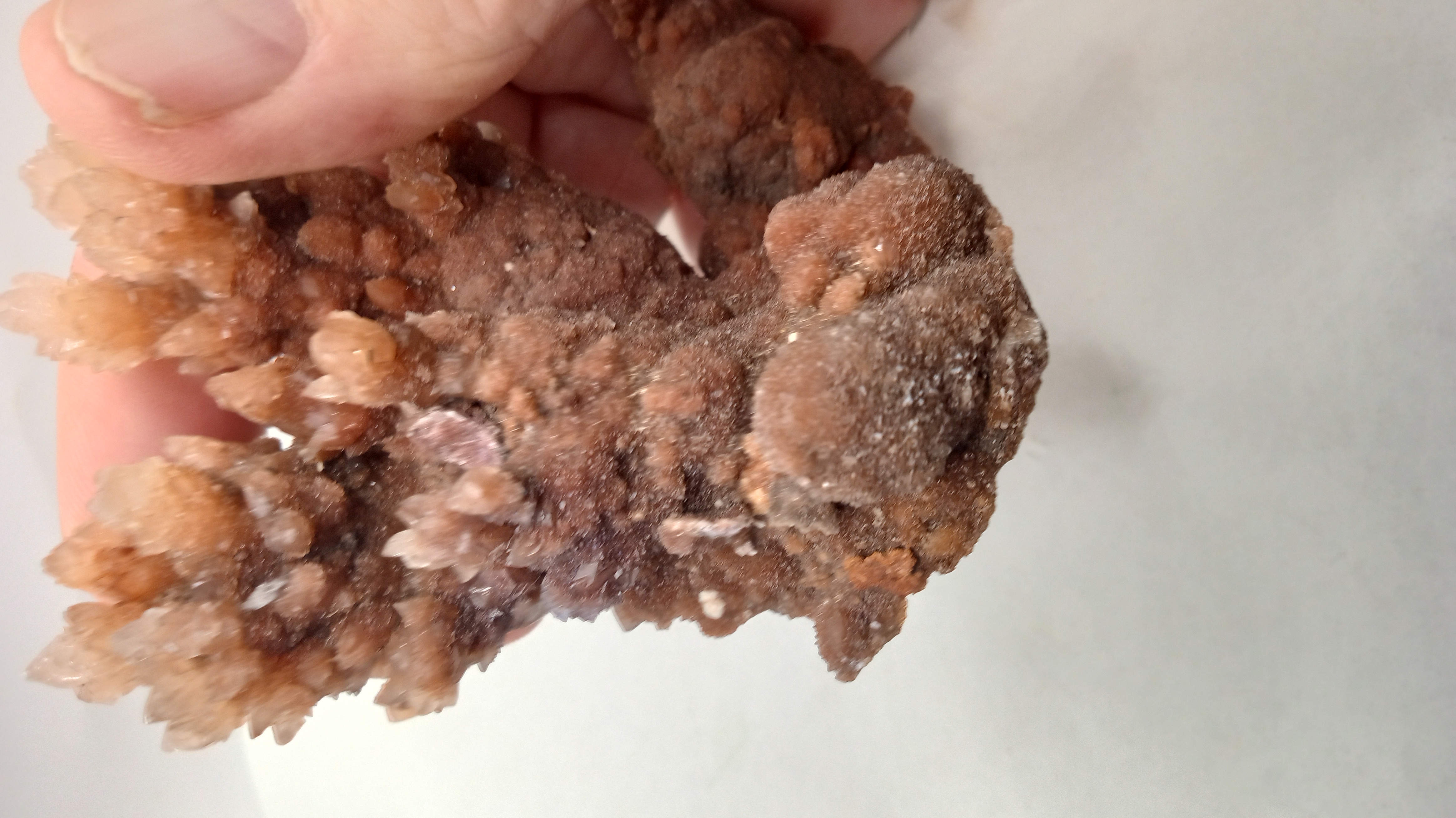 Beautiful Red Calcite w/ Unique Points - Arizona -
