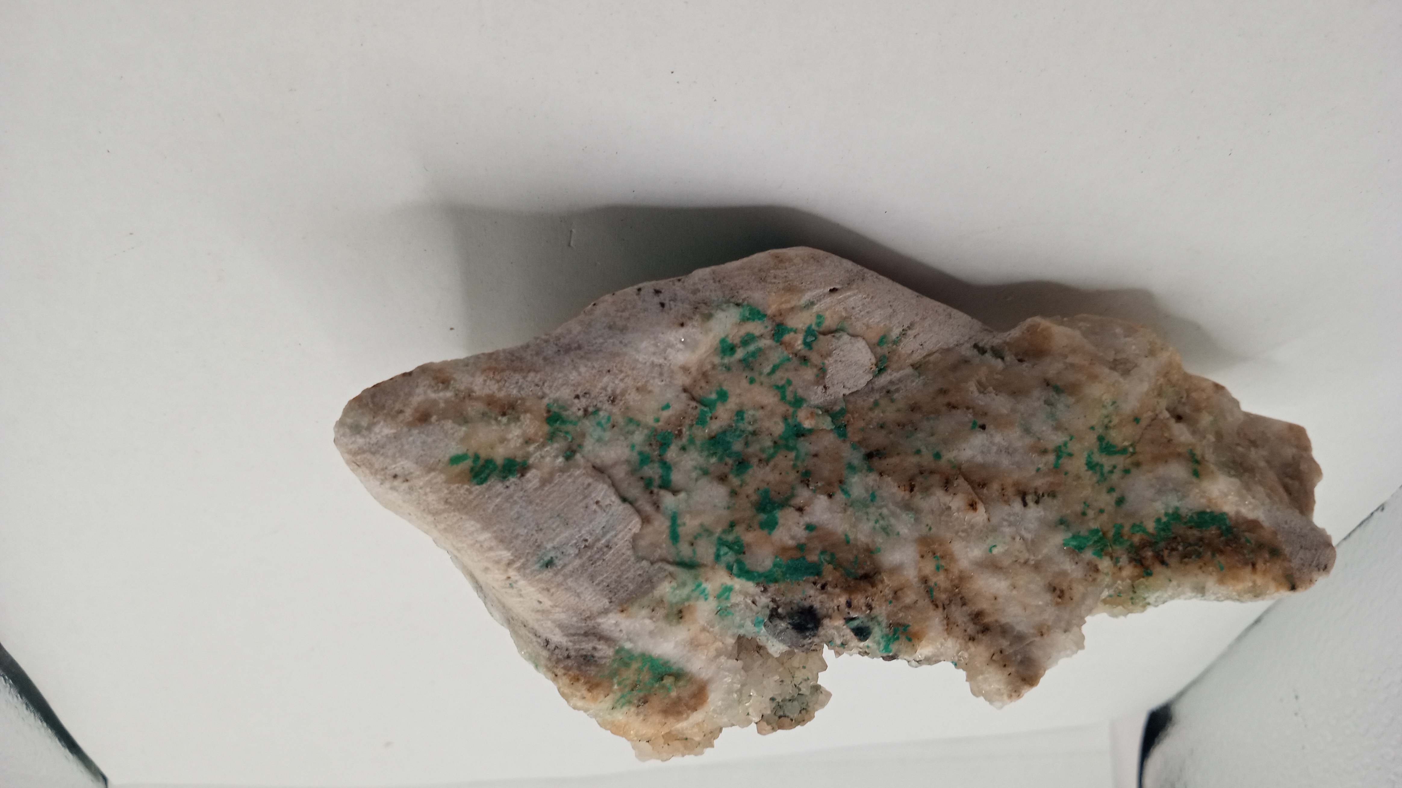 Brochantite with Quartz - Nice Specimen Find