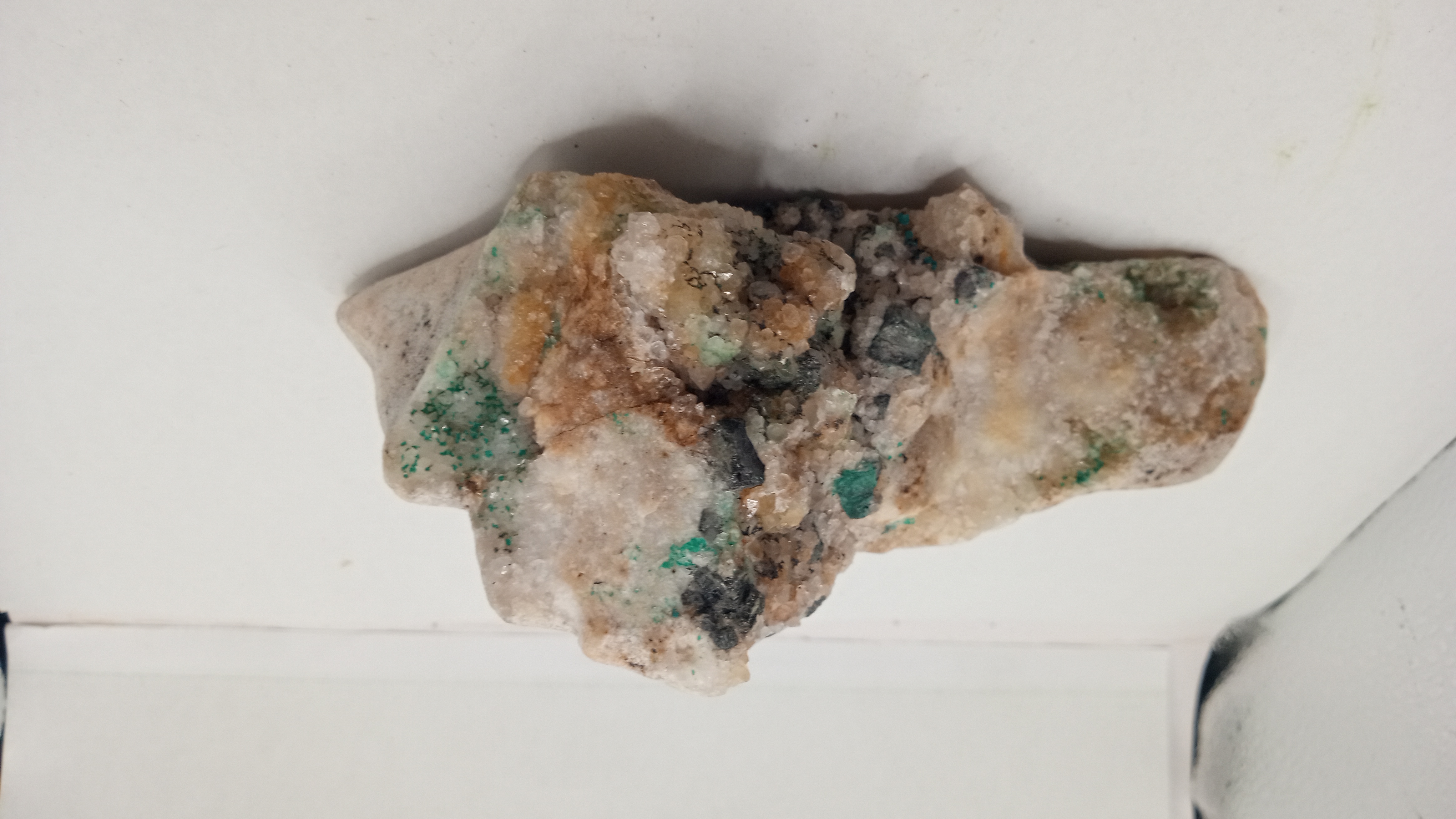 Brochantite with Quartz - Nice Specimen Find