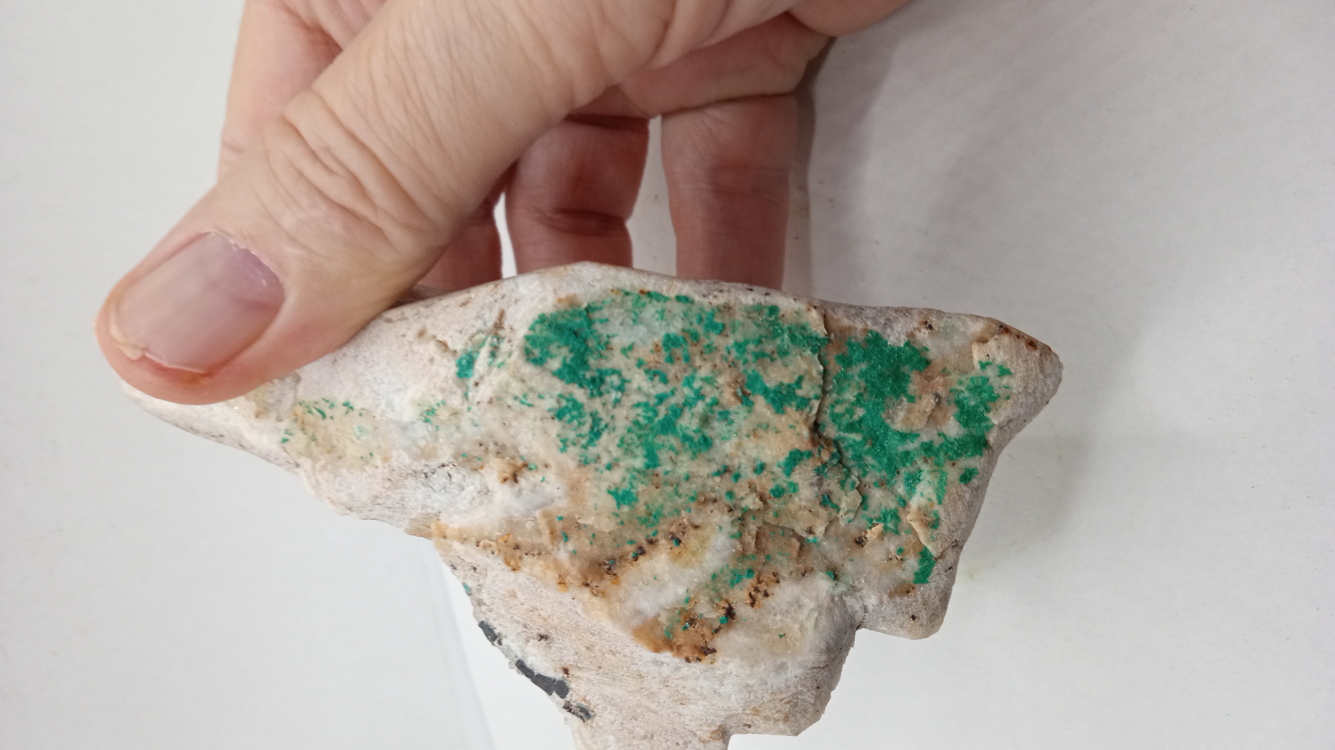 Brochantite with Quartz - Nice Specimen Find