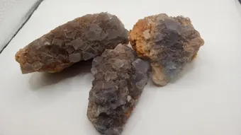 Fluorite Dark Blue ( 3 ) Pieces from Blanchard Mine