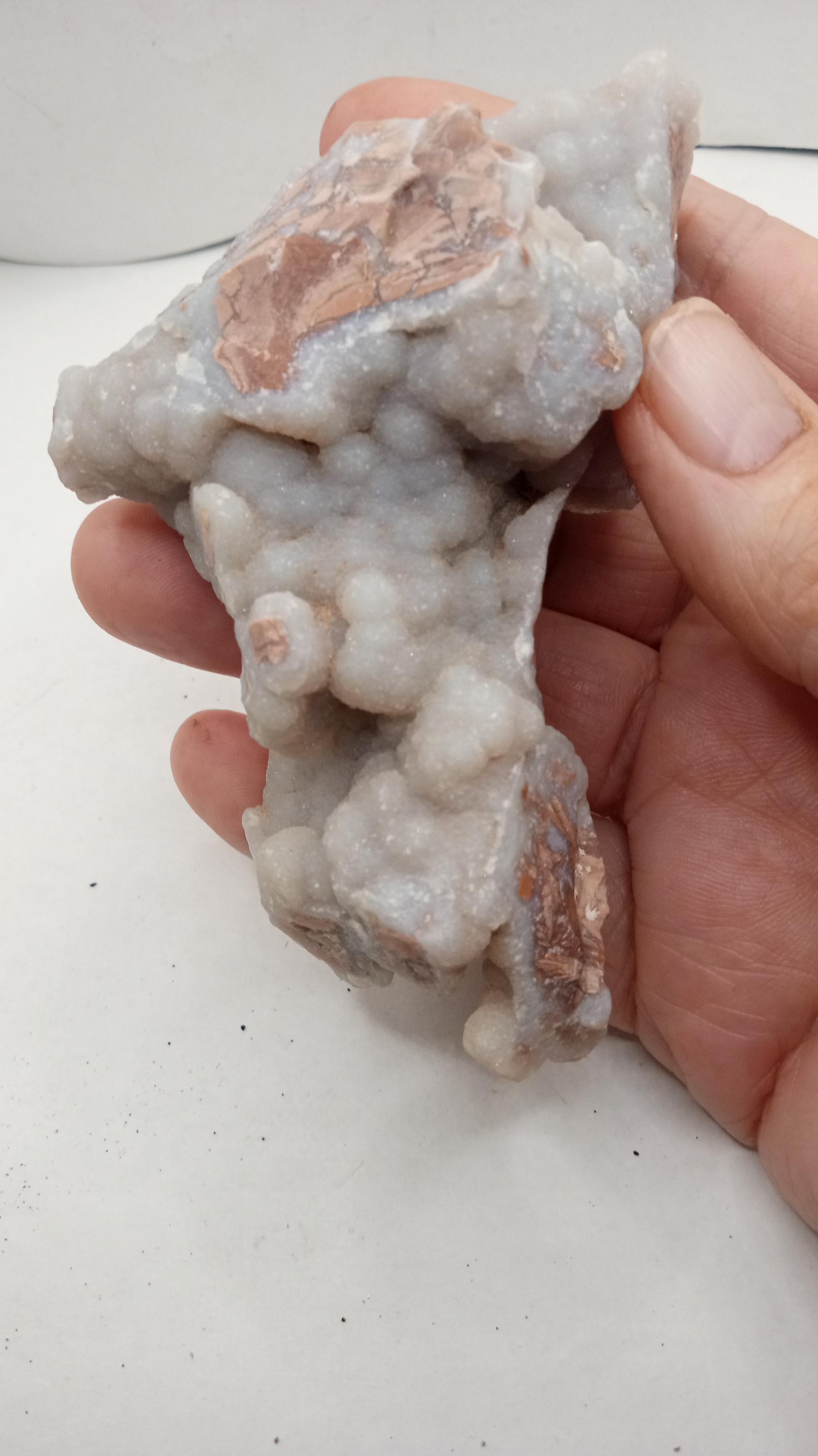 Natural White chalcedony Rare te Chalcedony - Minerals