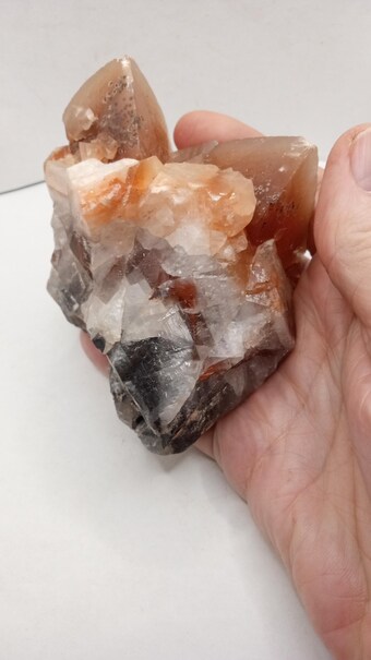 Calcite w/Quartz - Large Size - super smoth Specimen -