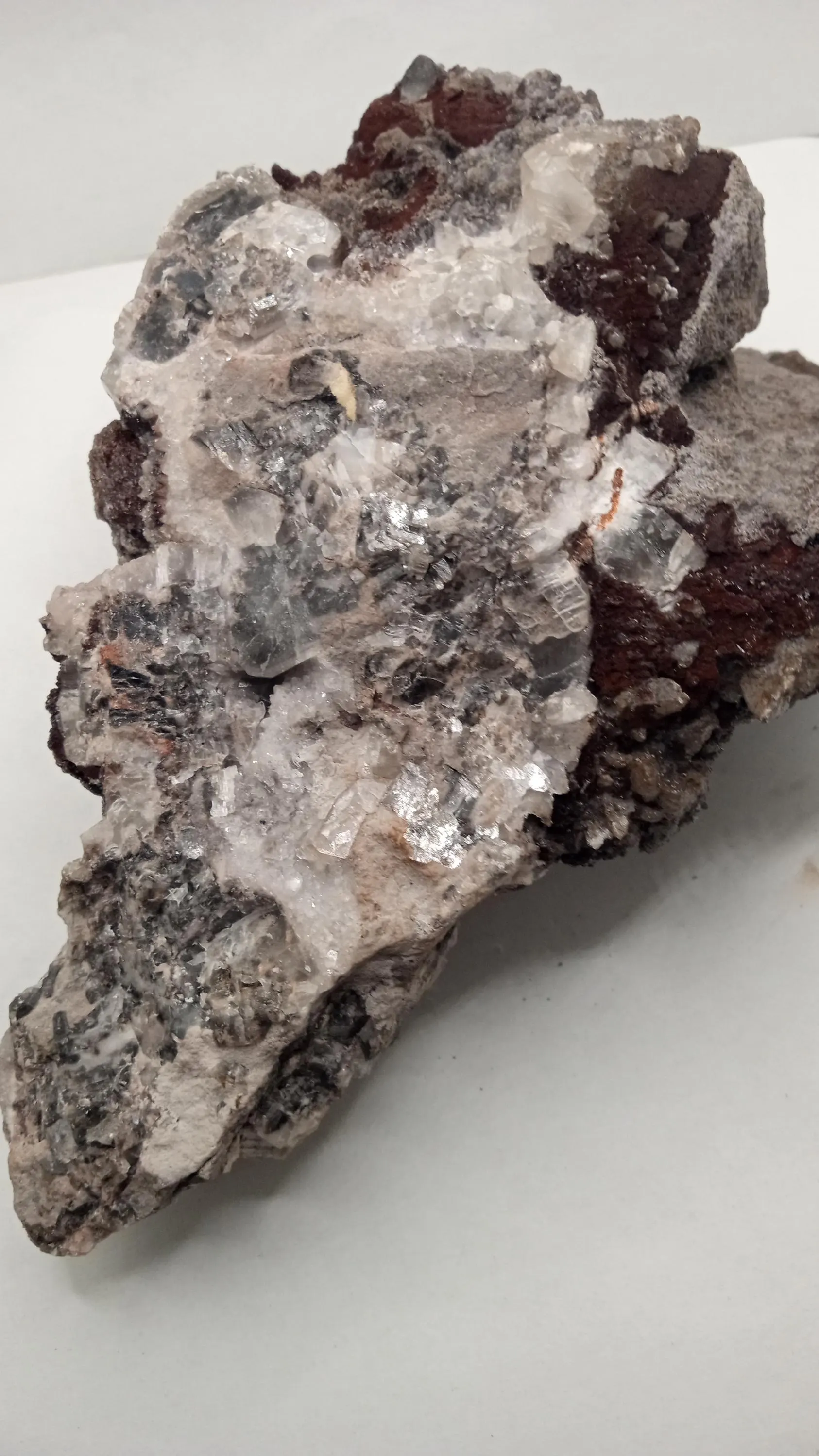 Brown Aragonite Crystals w/ Jasper