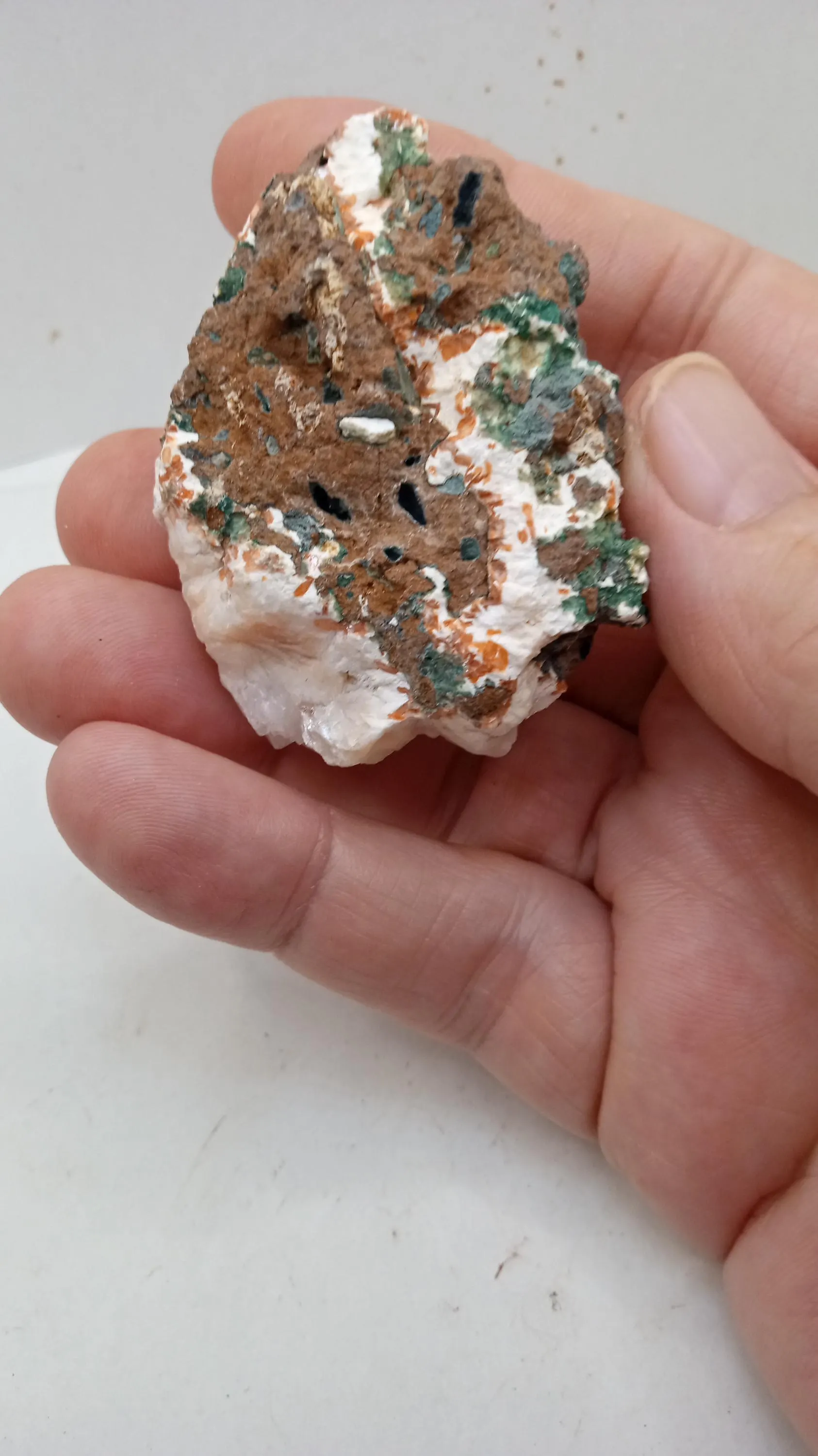 Stilbite Copper Specimen - Very Nice 