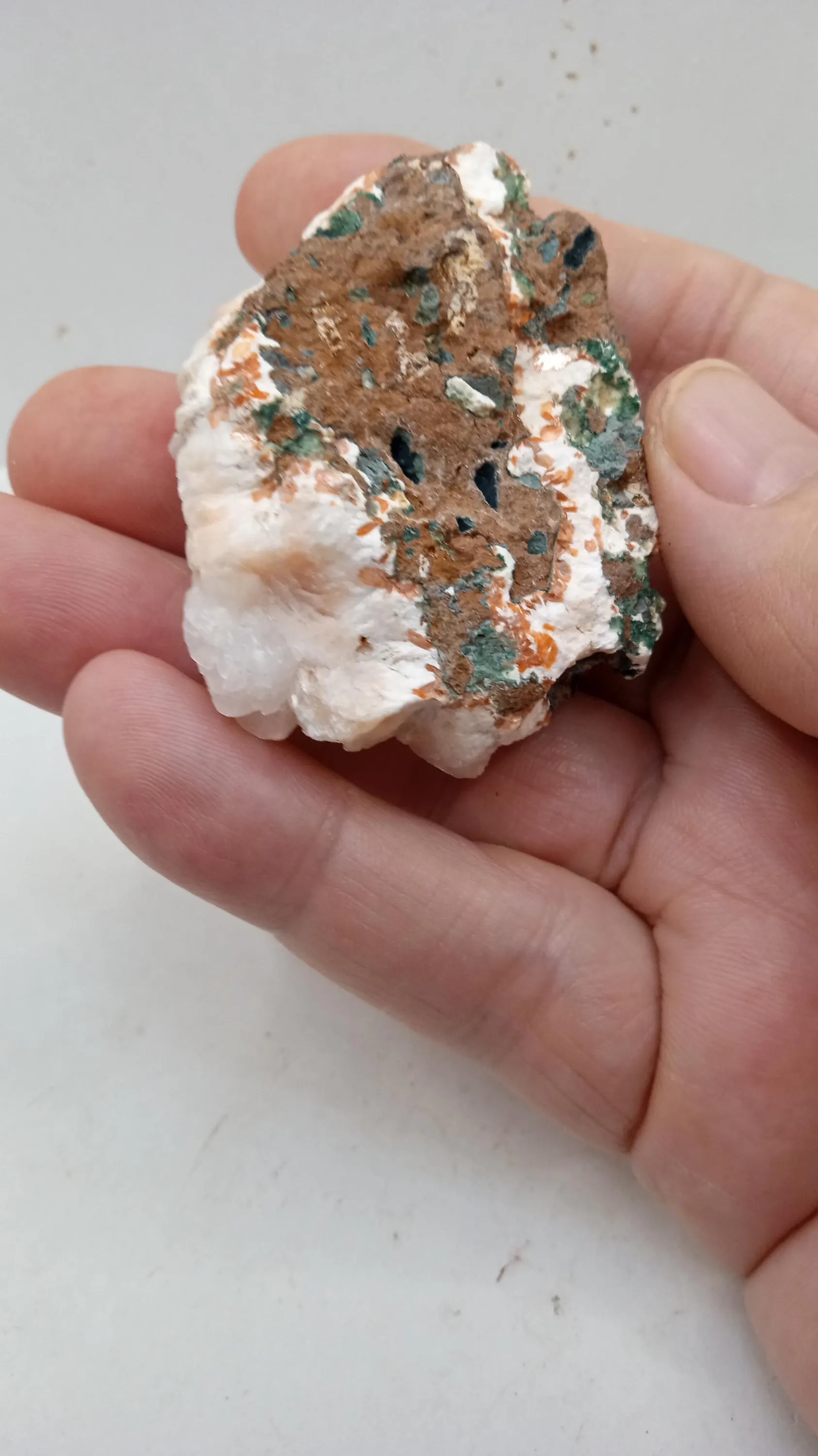Stilbite Copper Specimen - Very Nice 