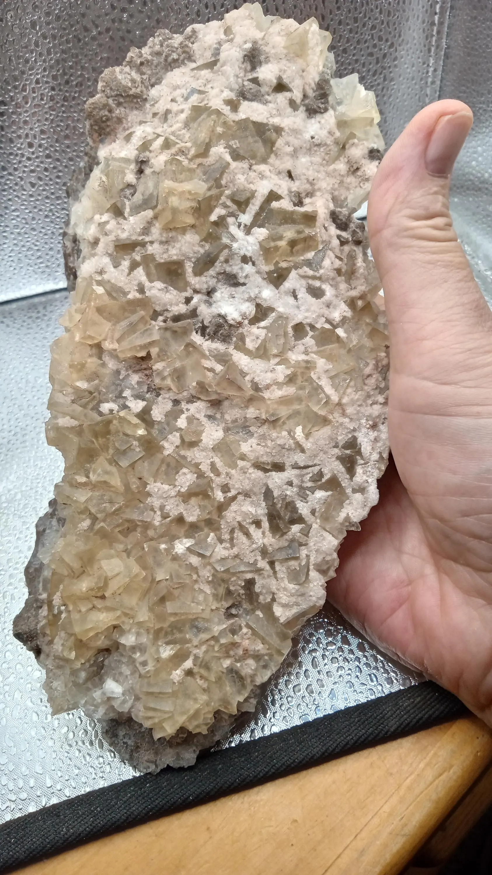 Baryte with Calcite Crystals - Stunning Specimen