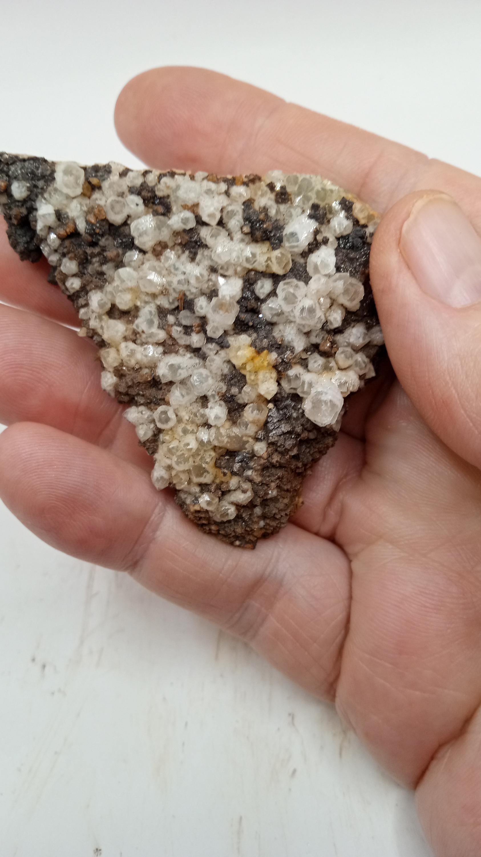 Calcite with Creedite Mineral Specimen