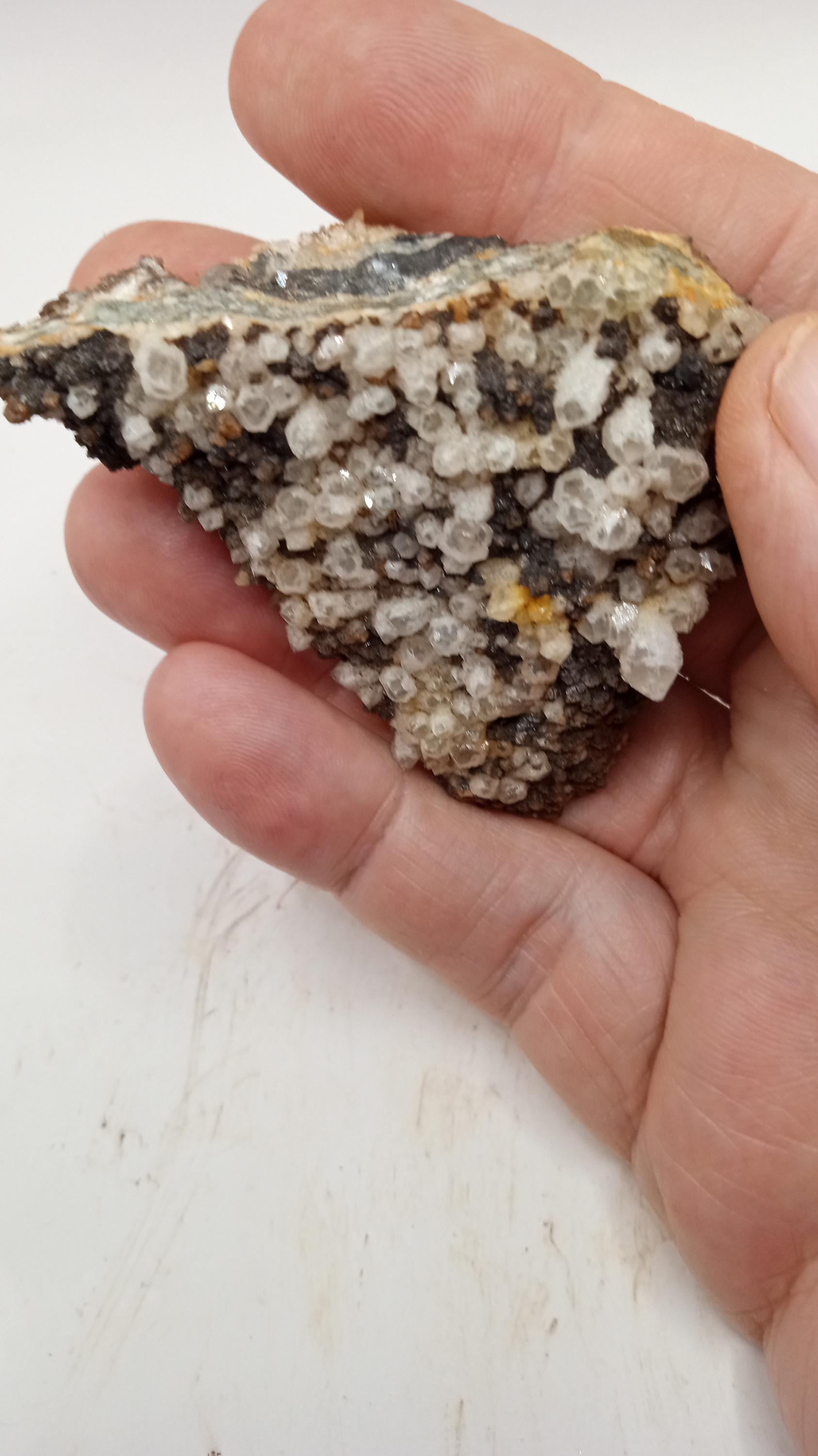 Calcite with Creedite Mineral Specimen