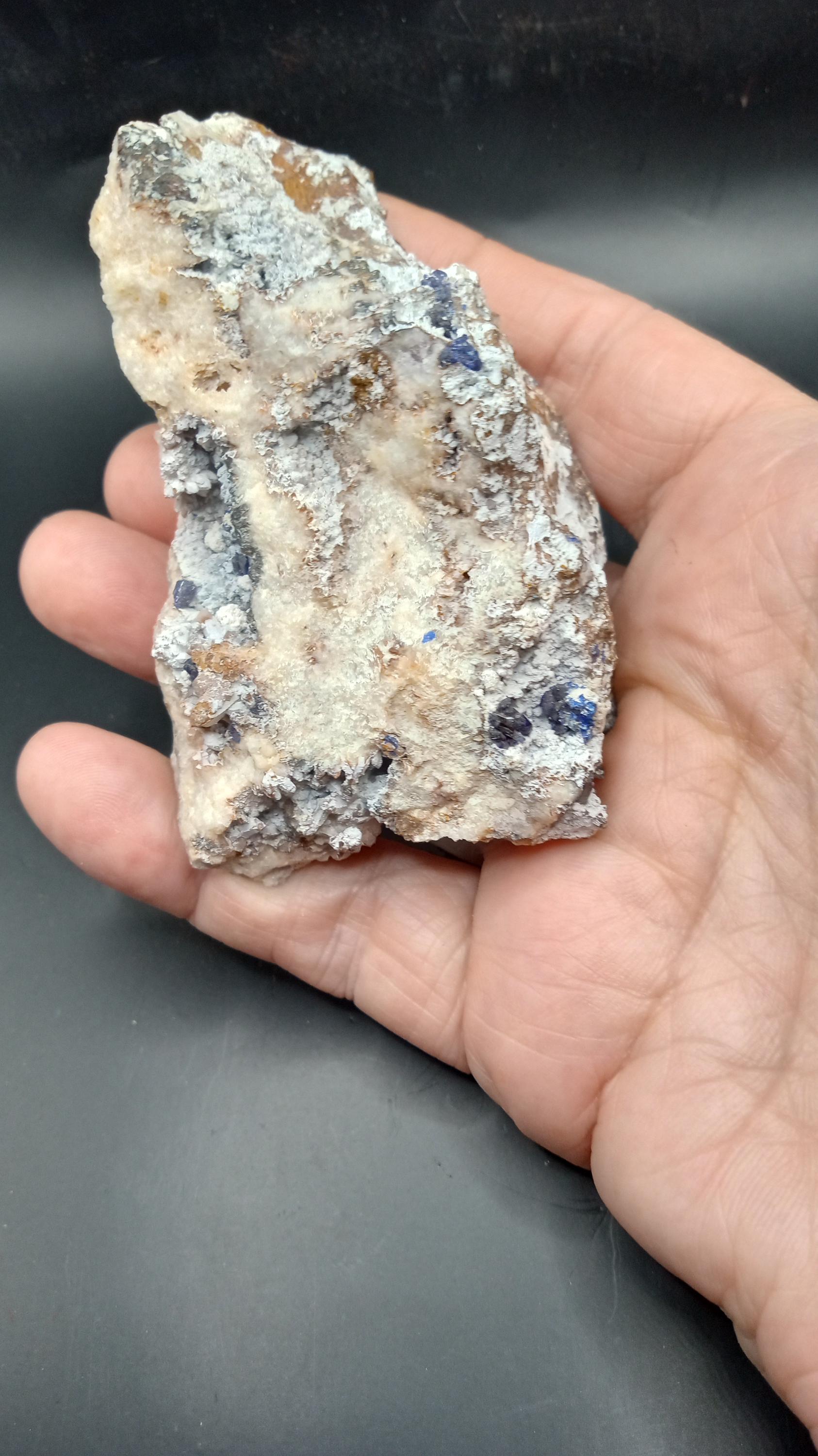 Halite Azurite Mineral Specimen -