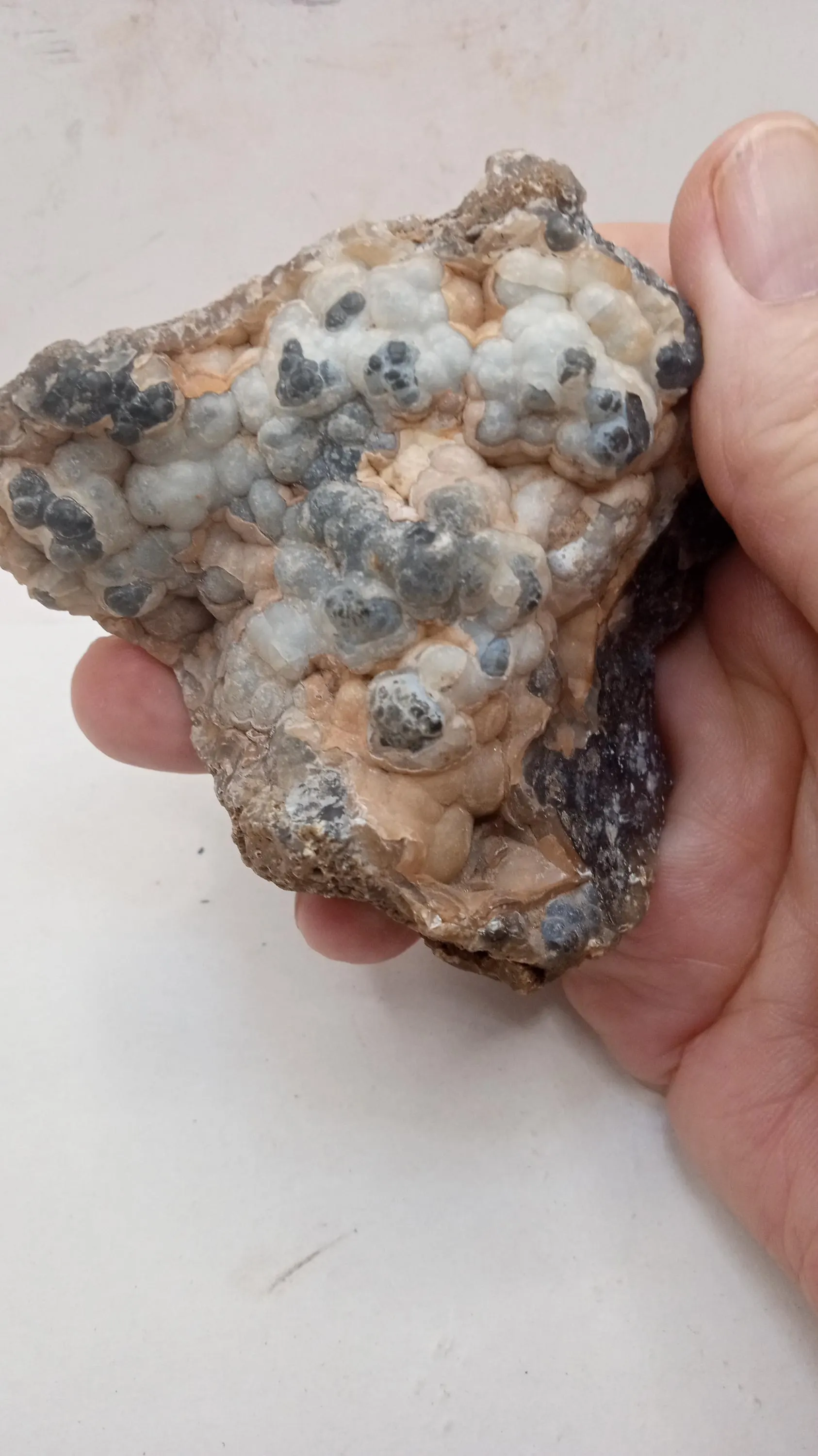 Chalcedony with unique bubbles -