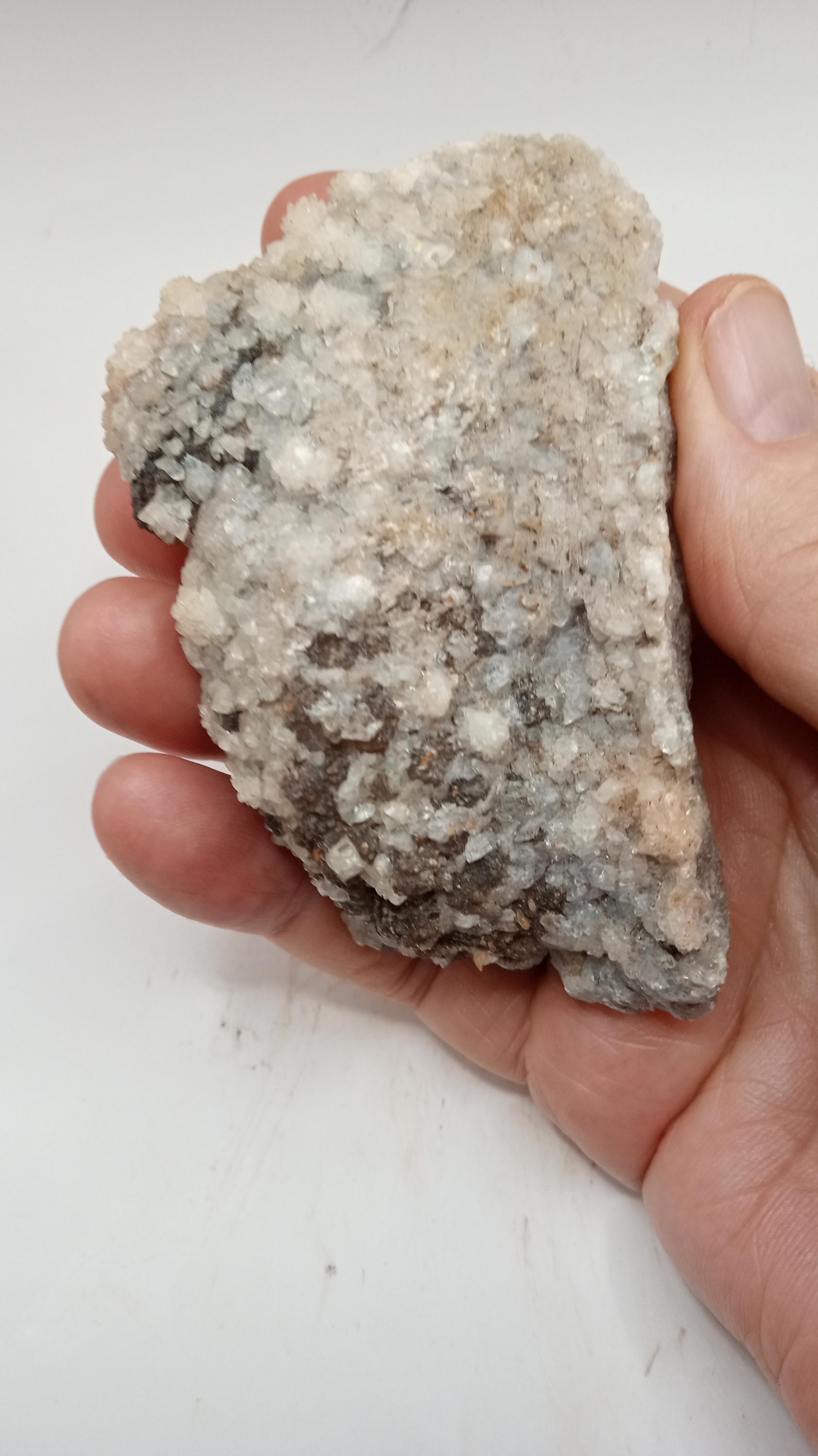Calcite w/ Halite Mineral Specimen